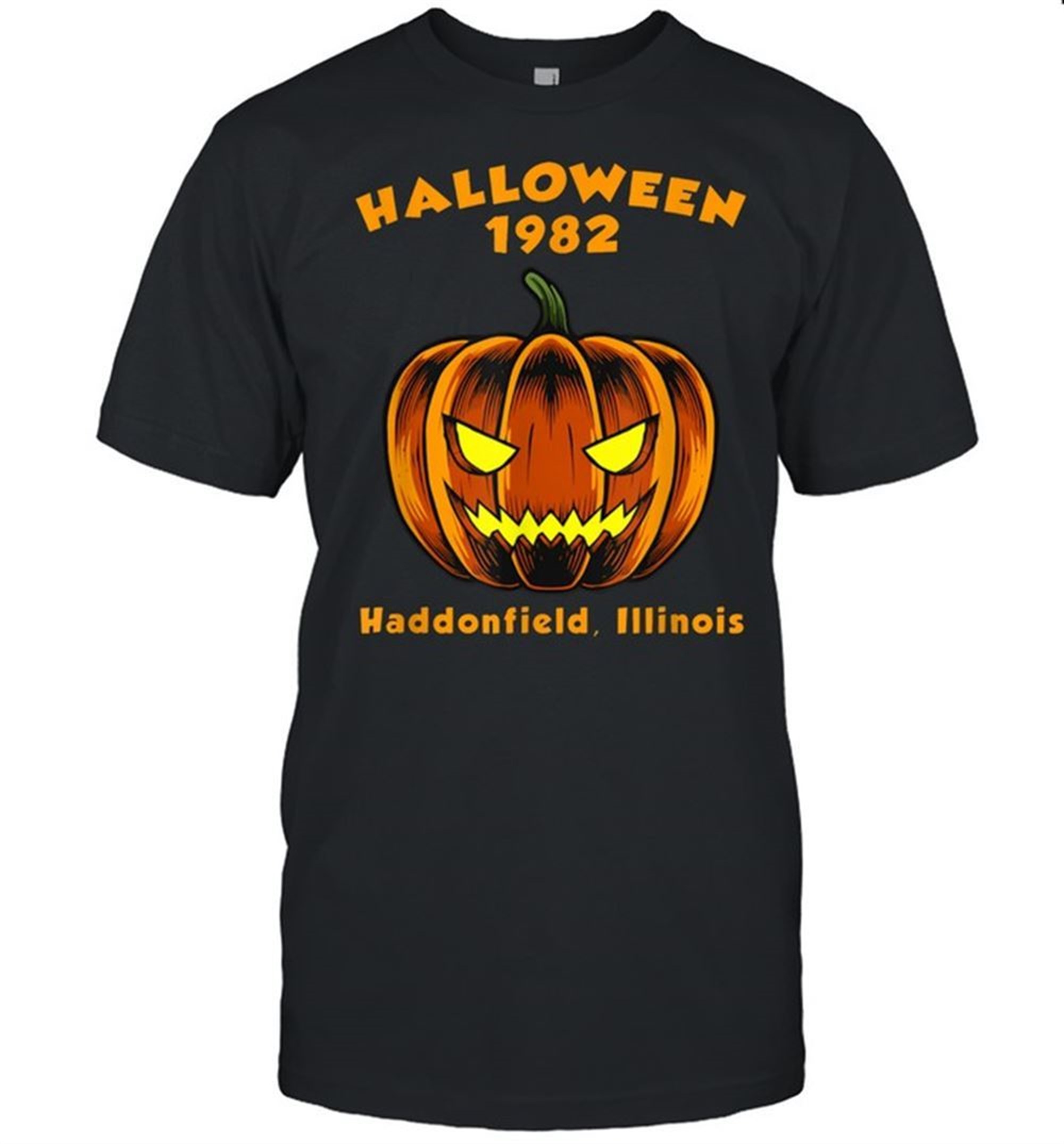 Halloween Holiday Spooky Myers Pumpkin Haddonfield Shirt