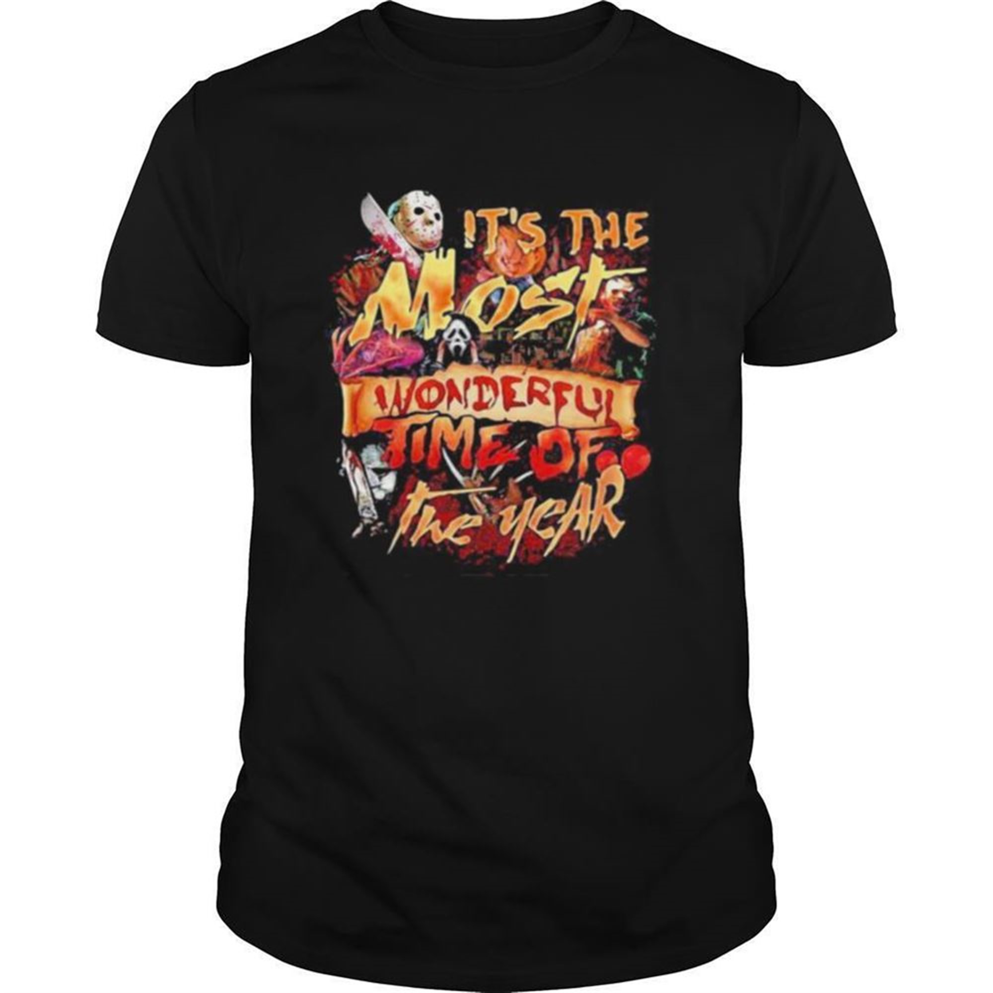 Halloween Horror Characters Its The Most Wonderful Time Of The Year Shirt