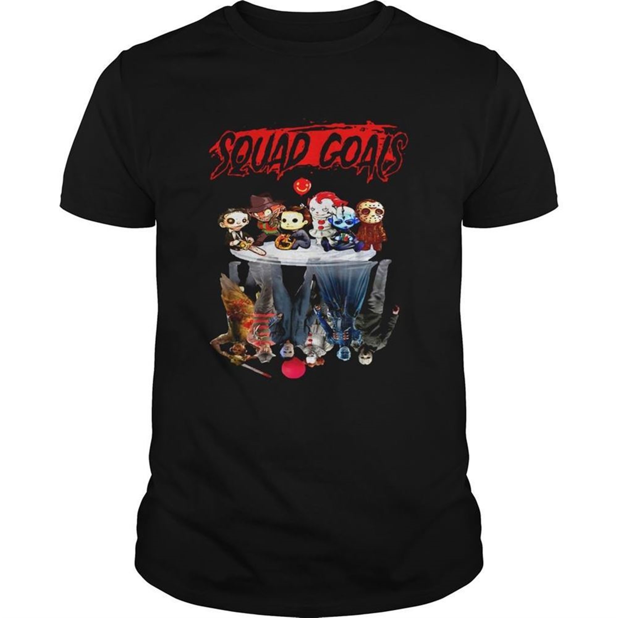 Halloween Horror Characters Squad Goals Shirt