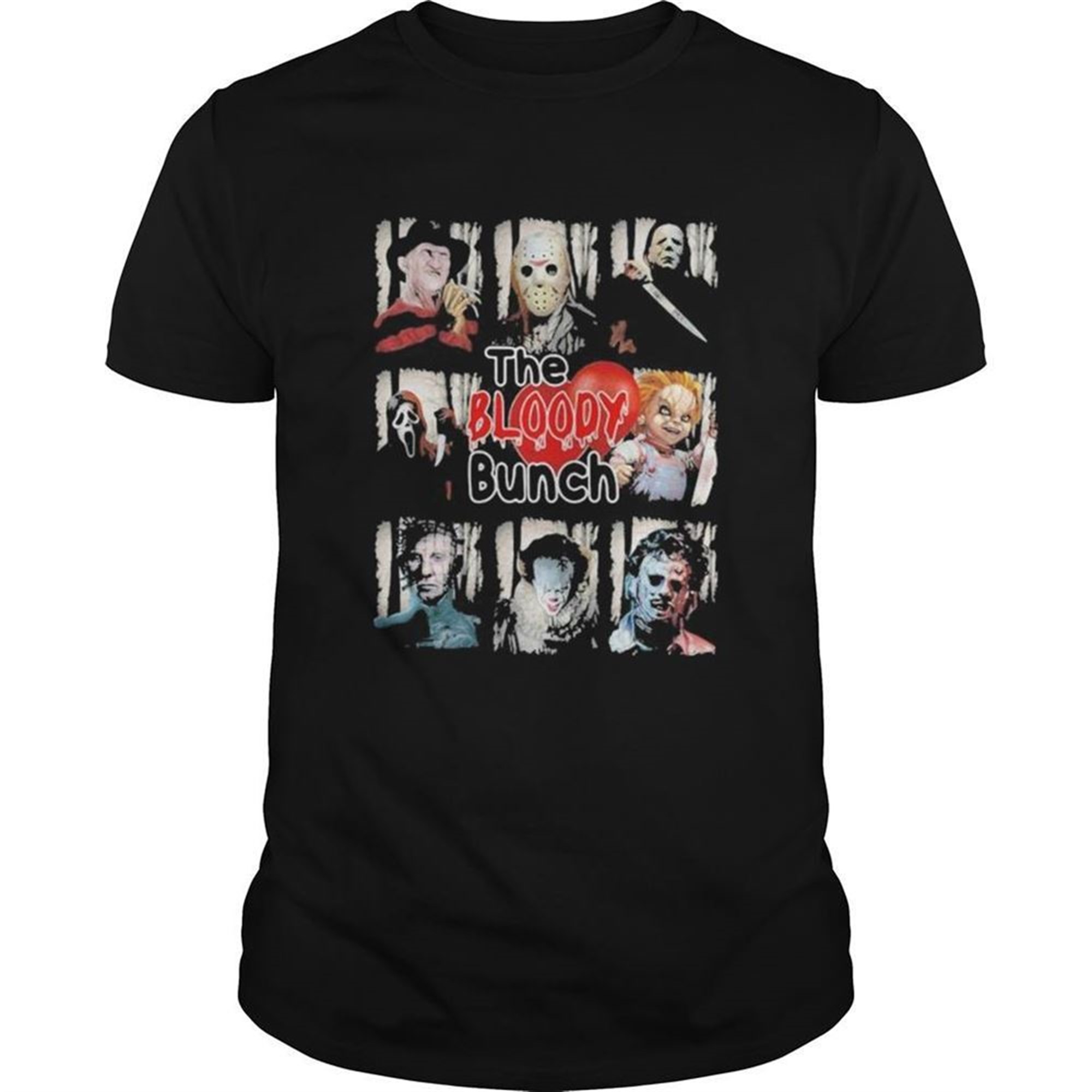 Halloween Horror Characters The Bloody Bunch Shirt