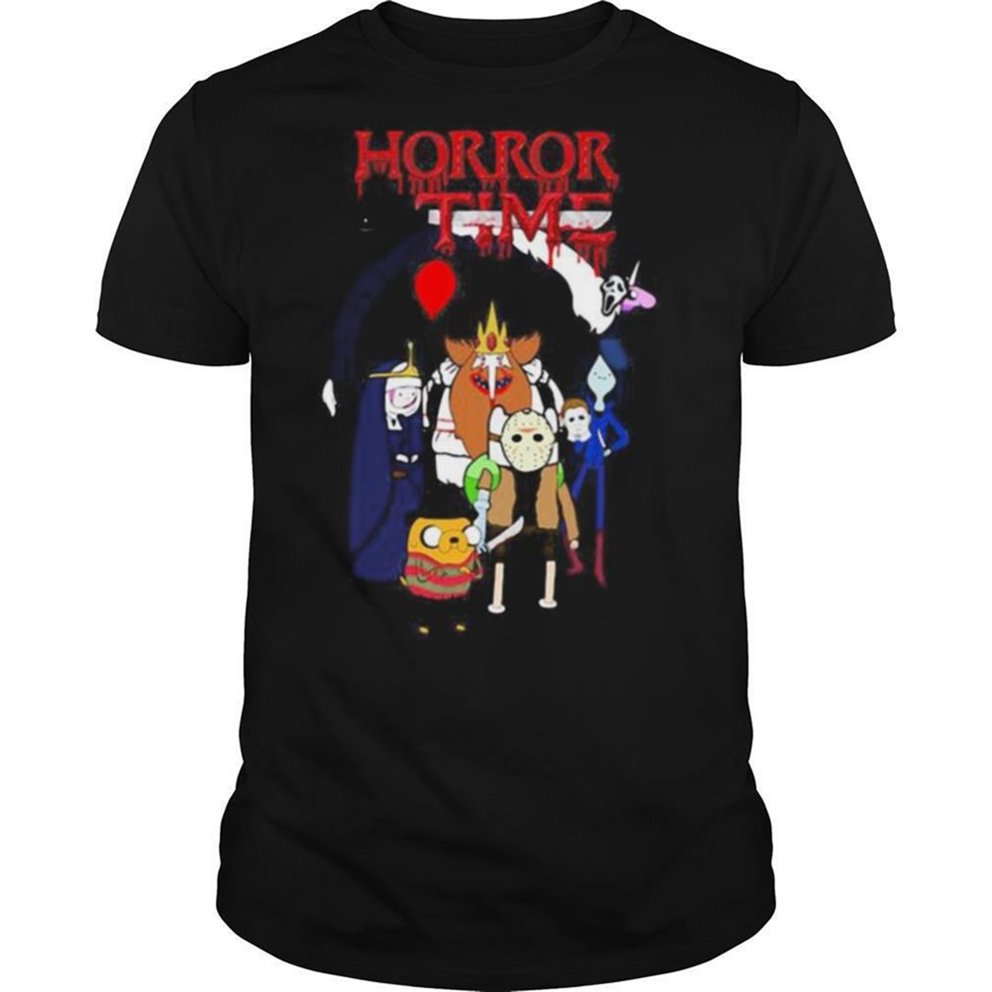 Halloween Horror Characters Time Shirt