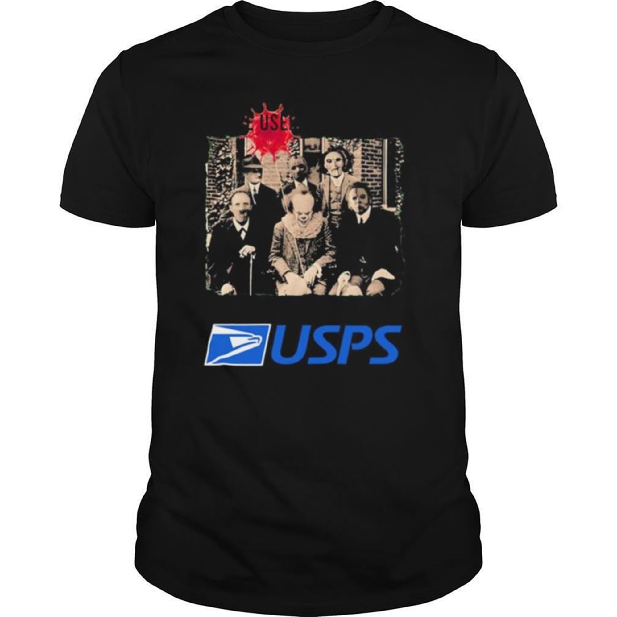 Halloween Horror Characters Use Usps Shirt