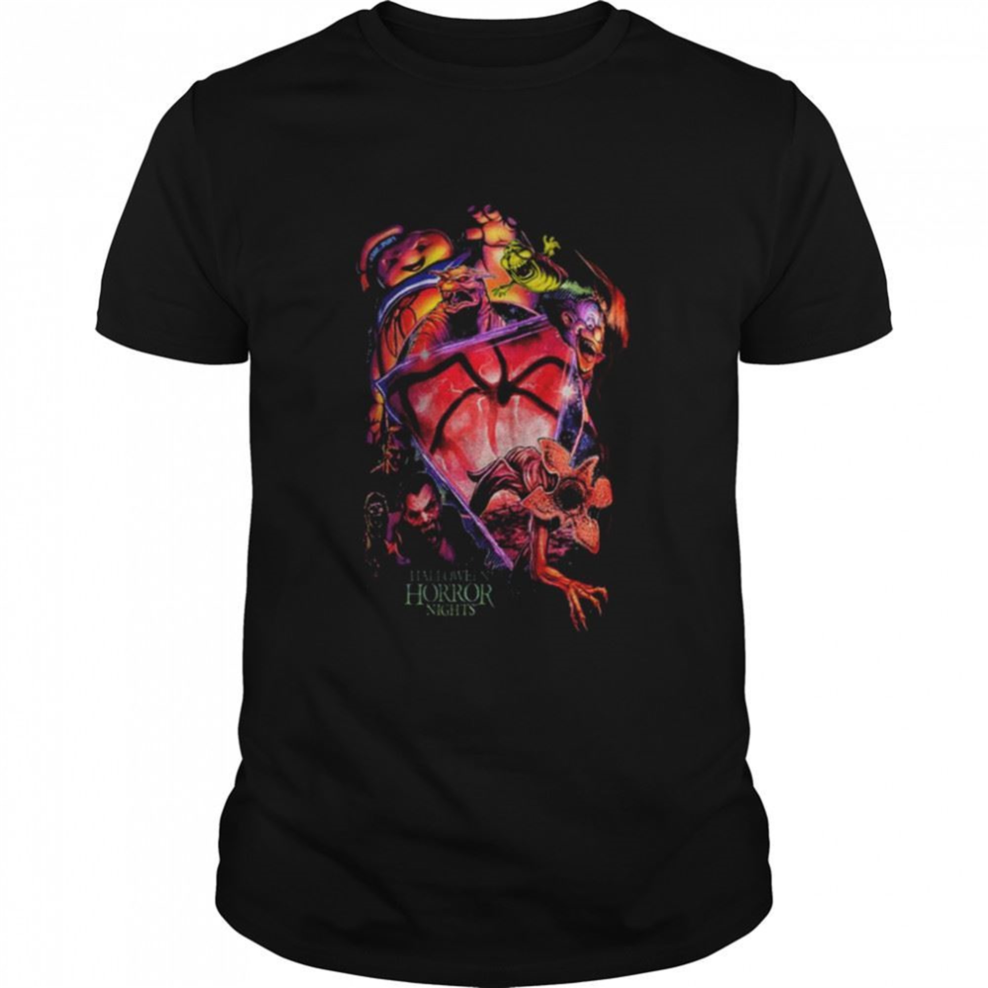 Halloween Horror Nights Monster And Spider Scary Shirts