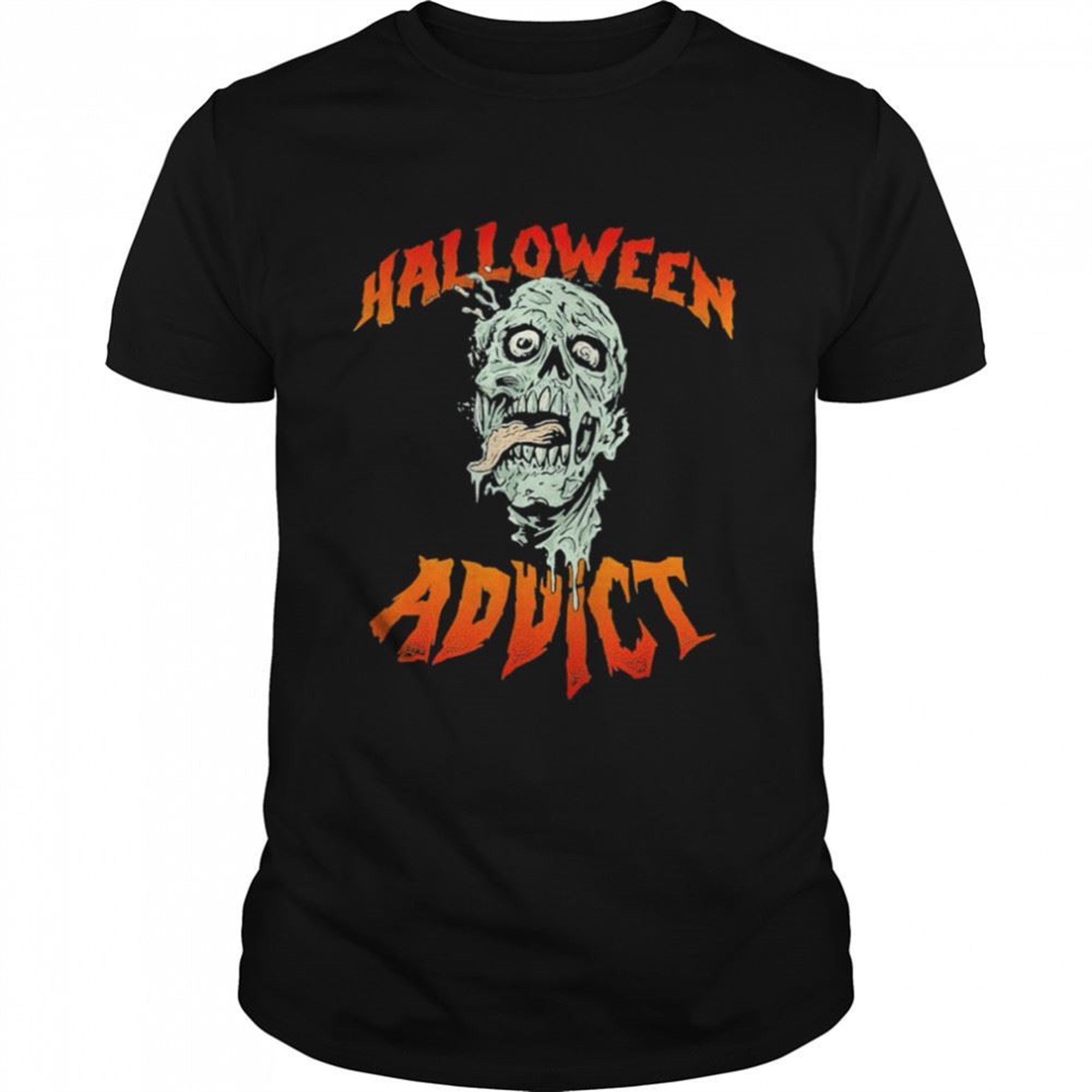 Halloween Horror Stories Scary Movies Addict Zombie T-shirt
