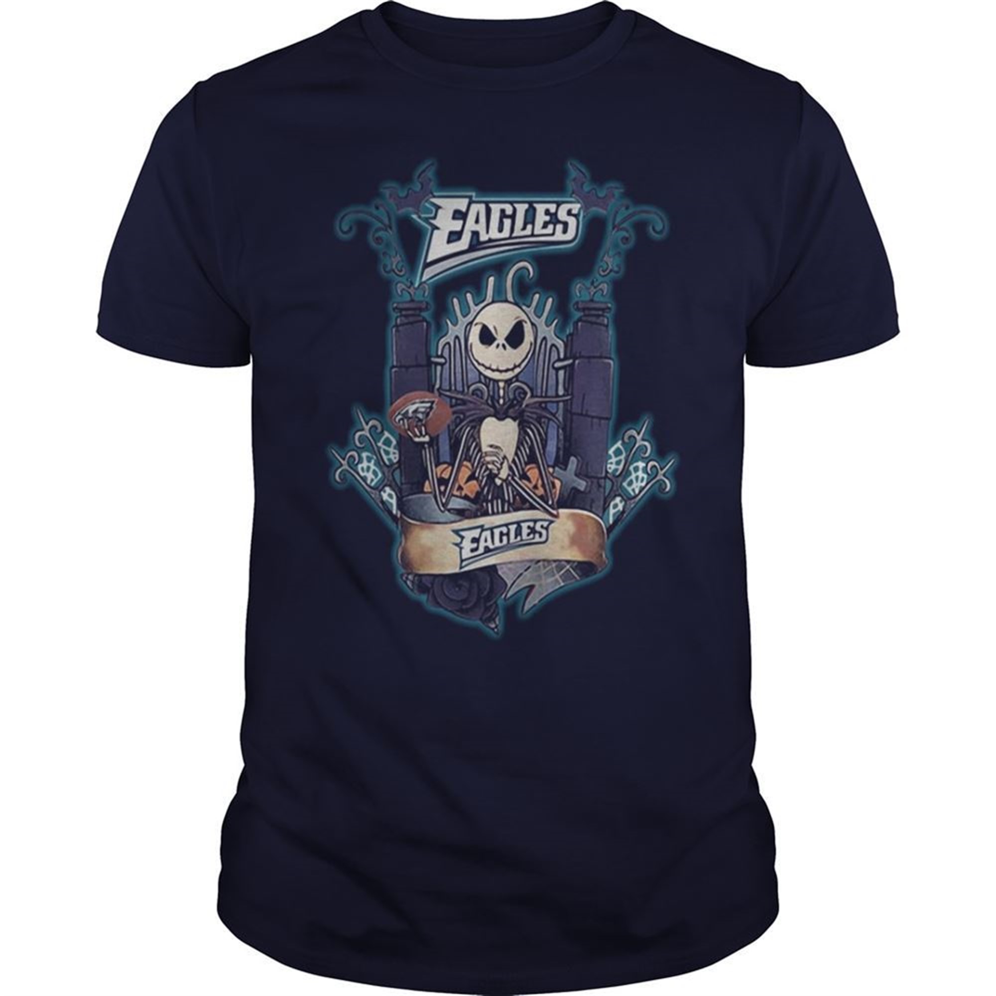 Halloween Jack Skellington Eagles Shirt