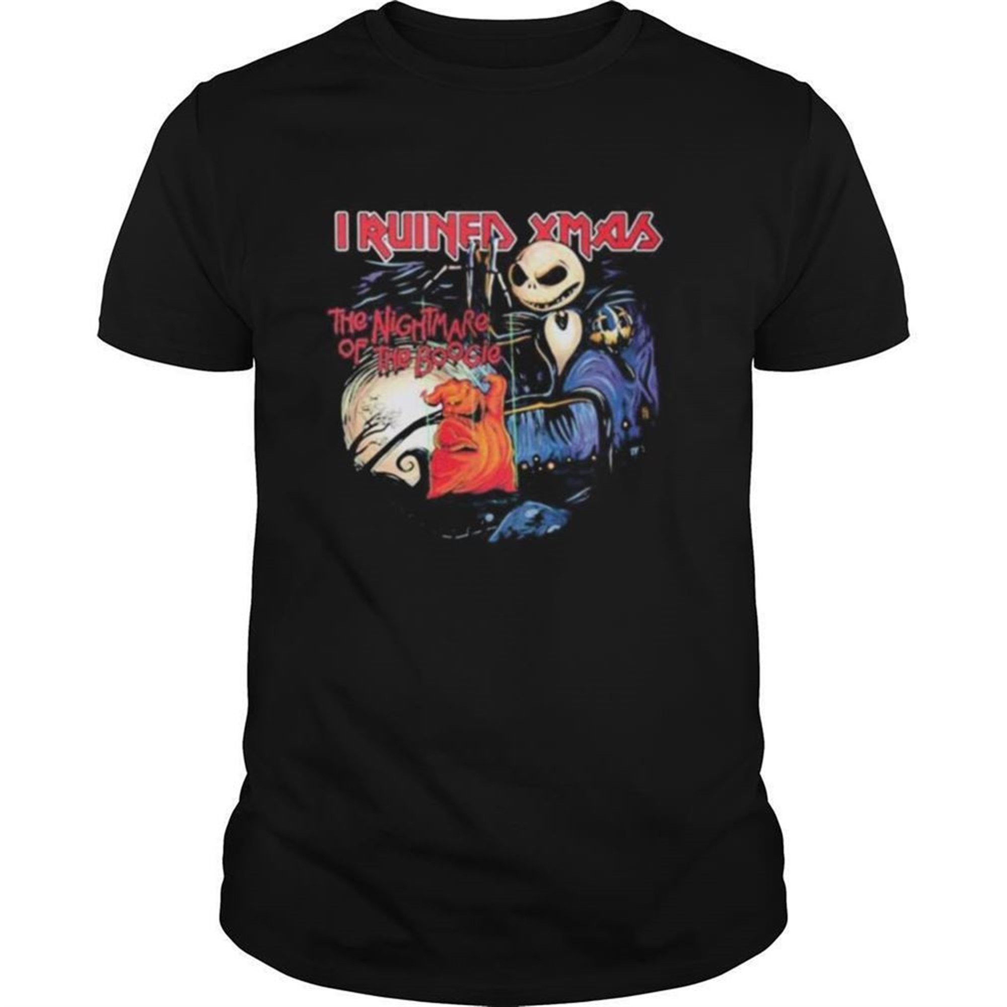 Halloween Jack Skellington I Ruined Xmas The Nightmare Of The Boogie Shirt