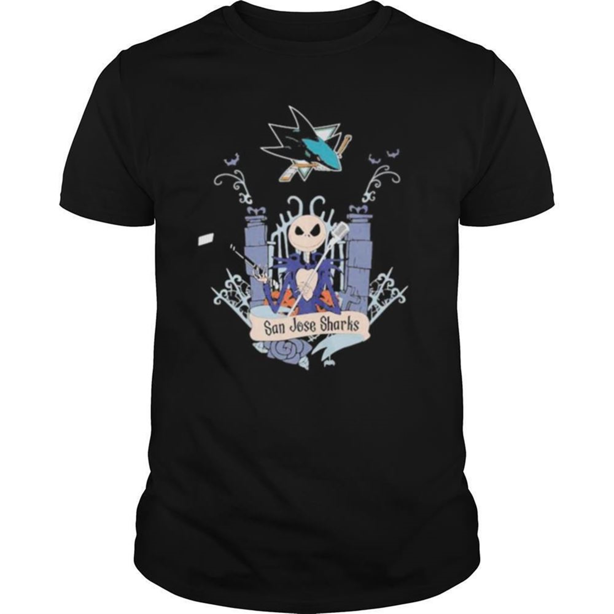 Halloween Jack Skellington San Jose Sharks Shirt
