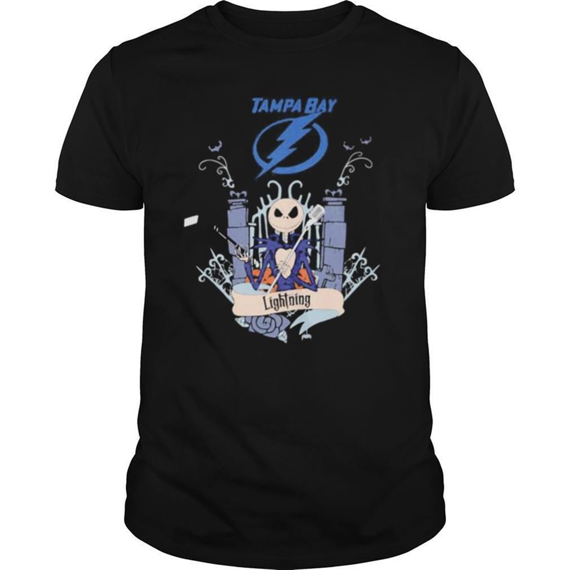 Halloween Jack Skellington Tampa Bay Lightning Shirt