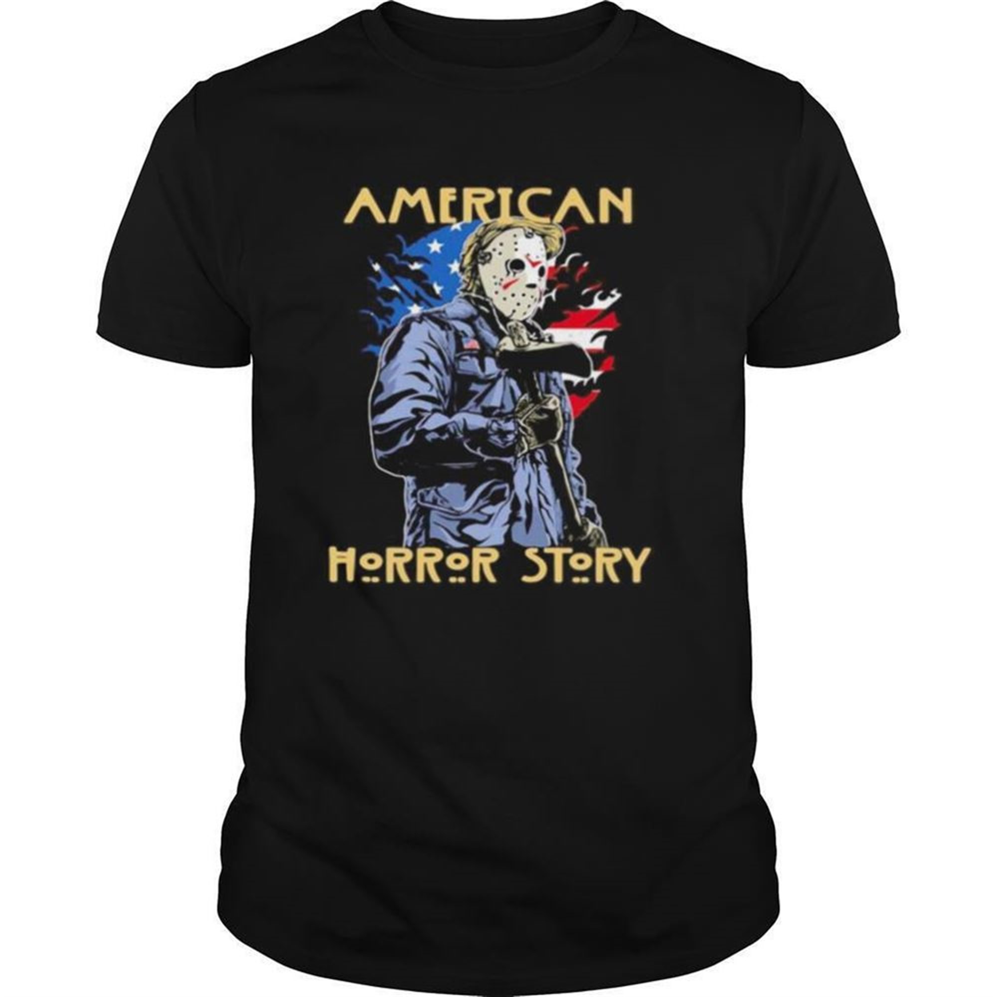 Halloween Jason Voorhees American Horror Story American Flag Independence Day Shirt