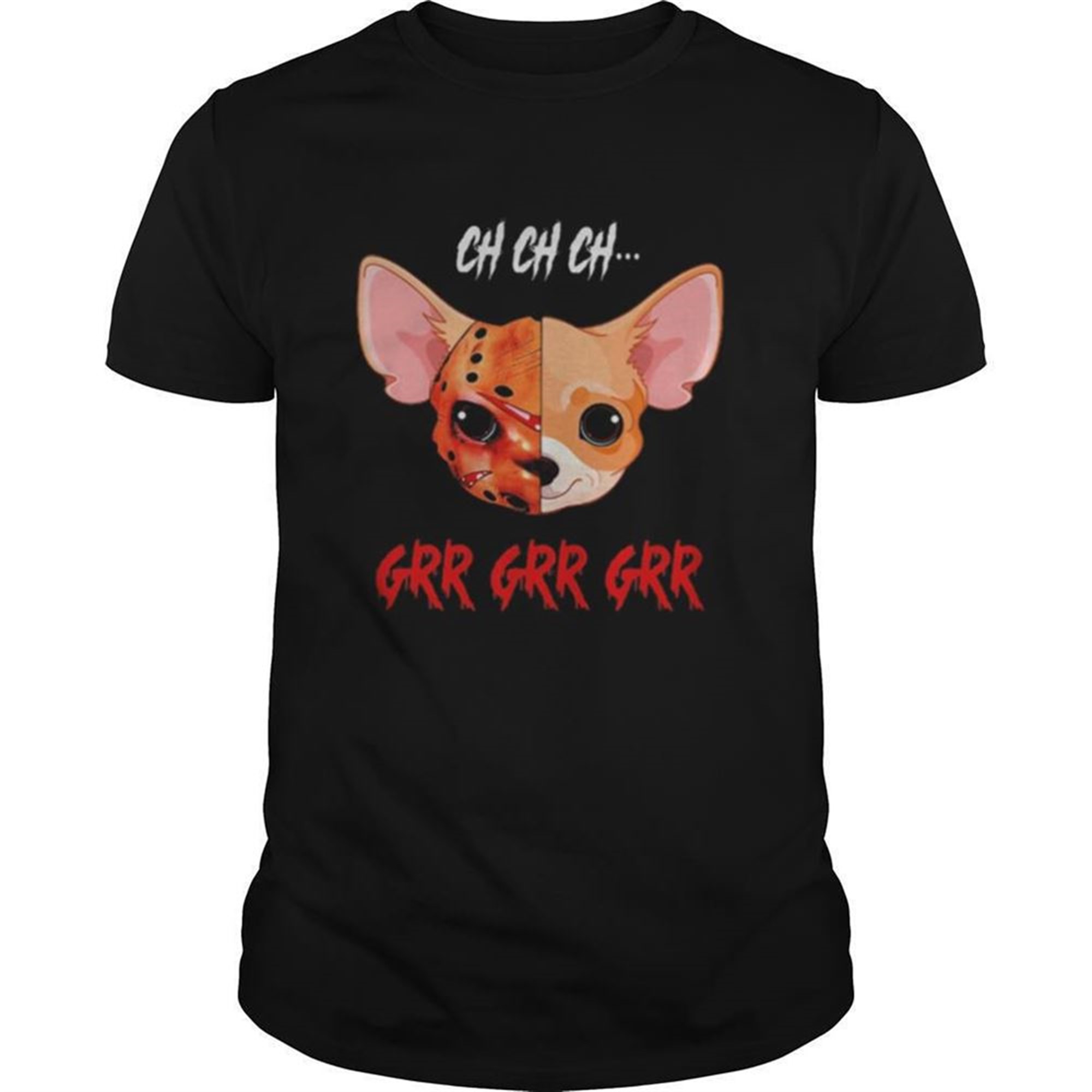 Halloween Jason Voorhees Chihuahua Ch Grr Shirt