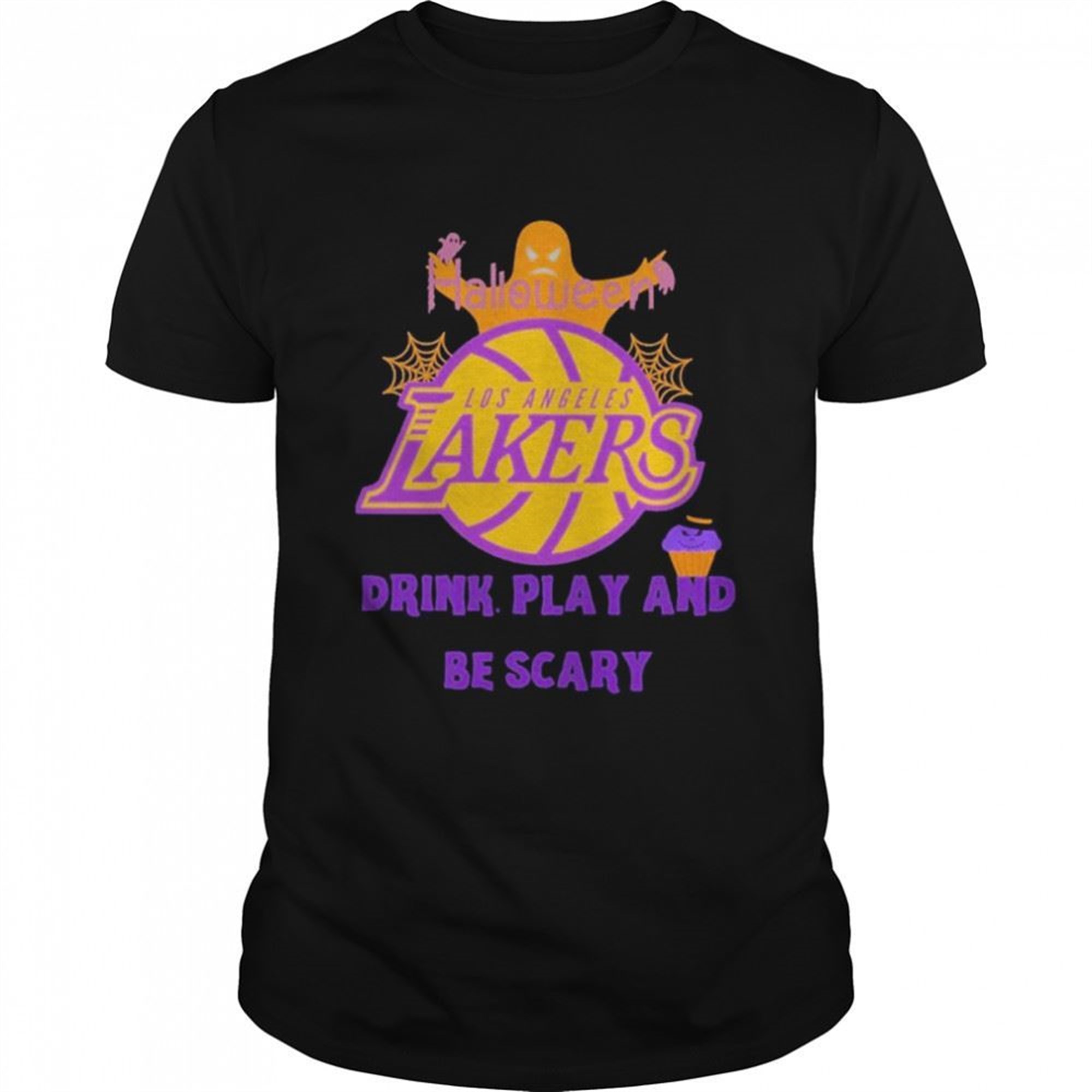 Halloween Los Angeles Lakers Drink Play And Be Crazy Shirt