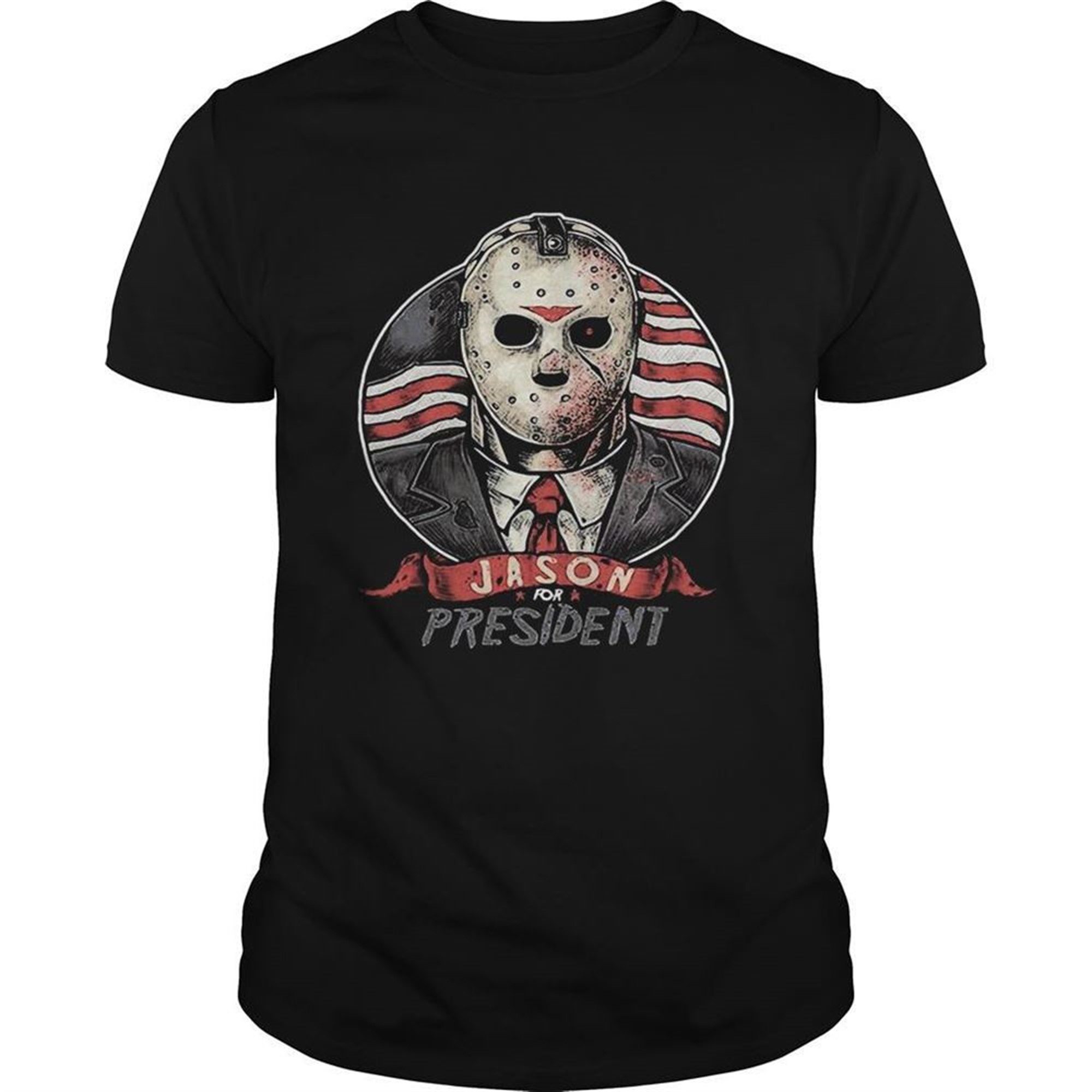 Halloween Michael Myers Jason For President American Flag Independence Day Shirt