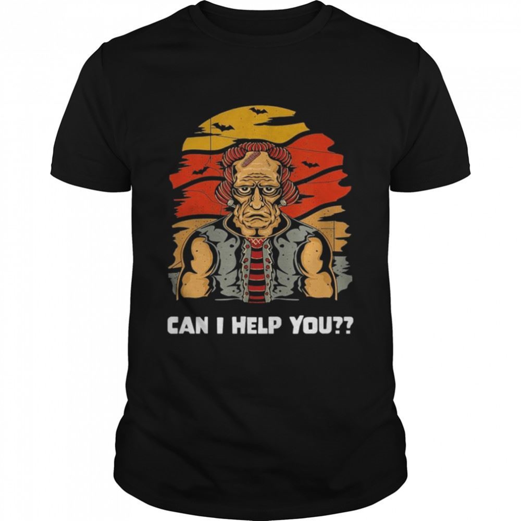 Halloween Monster Can I Help You T-shirt