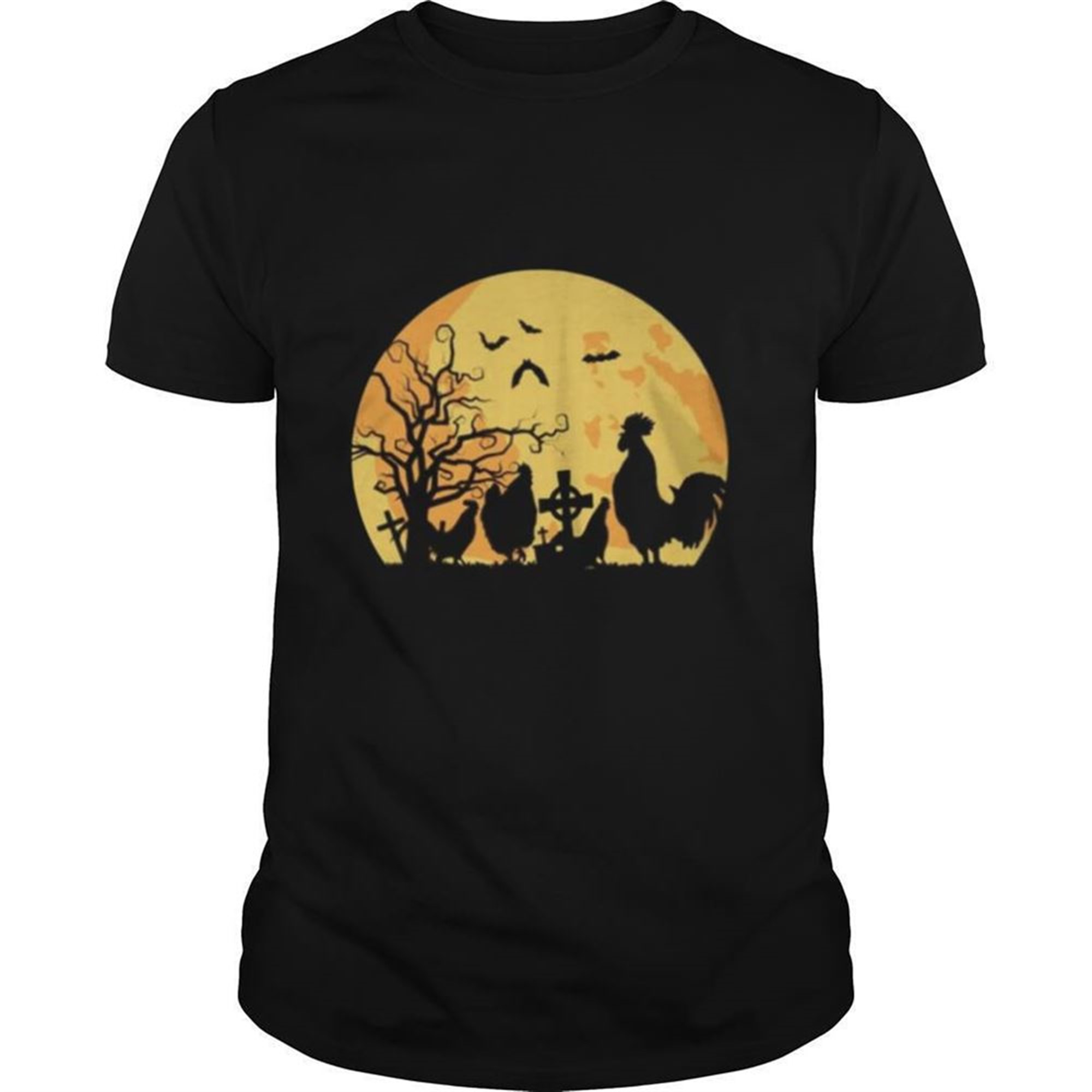 Halloween Moon Chicken Shirt