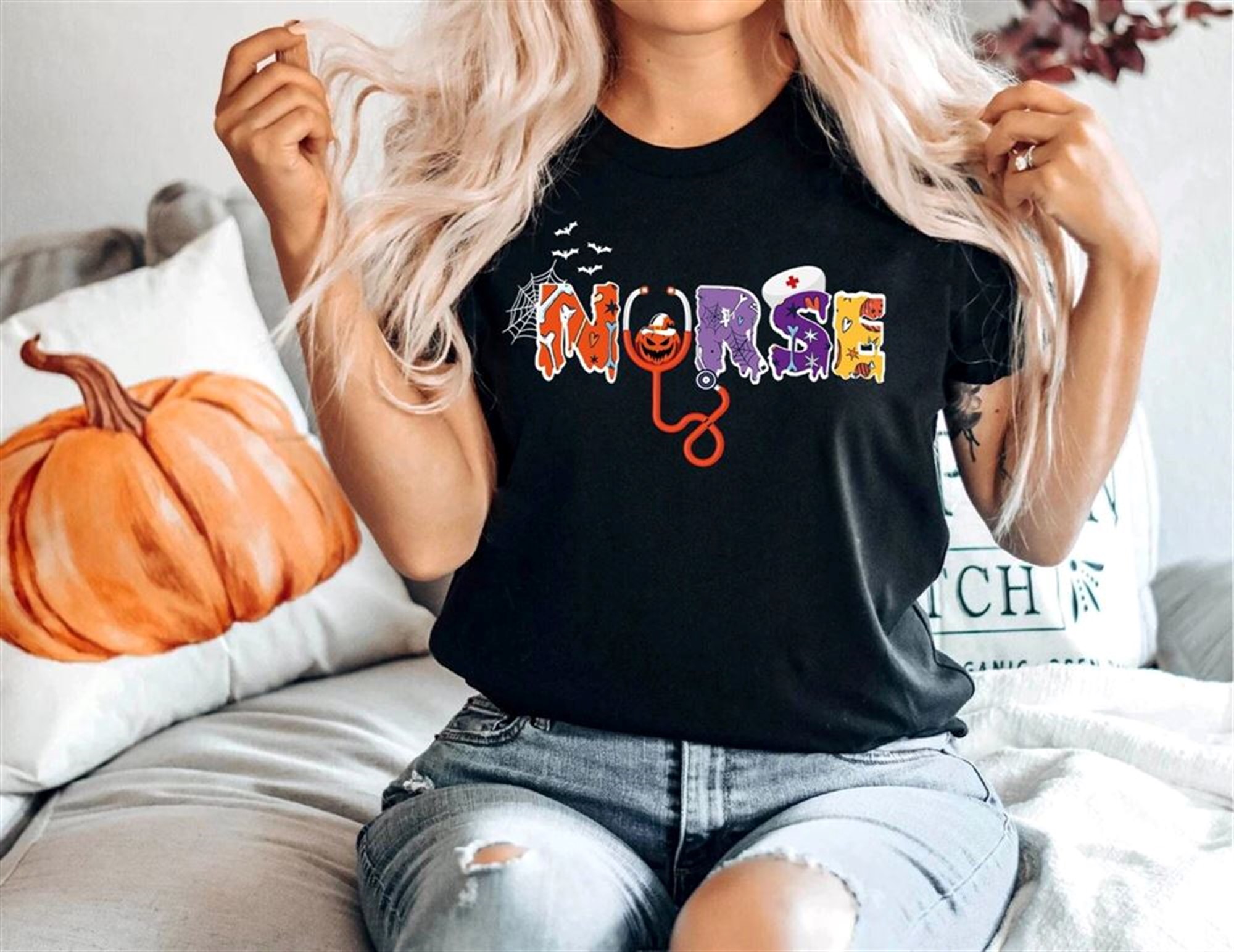 Halloween Nurse Shirt Spooky Nurse Shirt School Nurse Shirt Nurse Life Shirt Nurse Shirt Nursing Student Halloween Gift For Nurse Tee