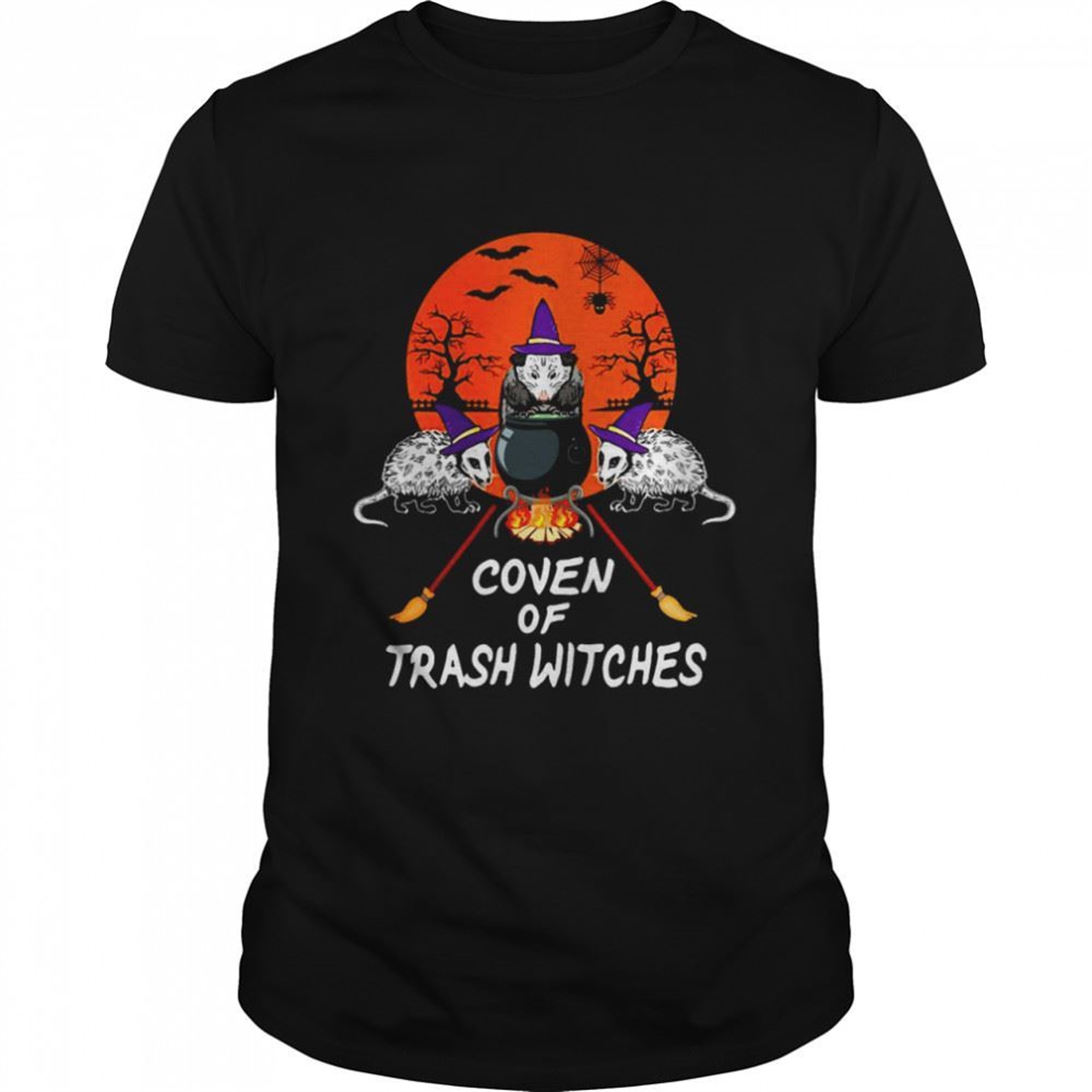 Halloween Opossum Coven Of Trash Witches Shirt