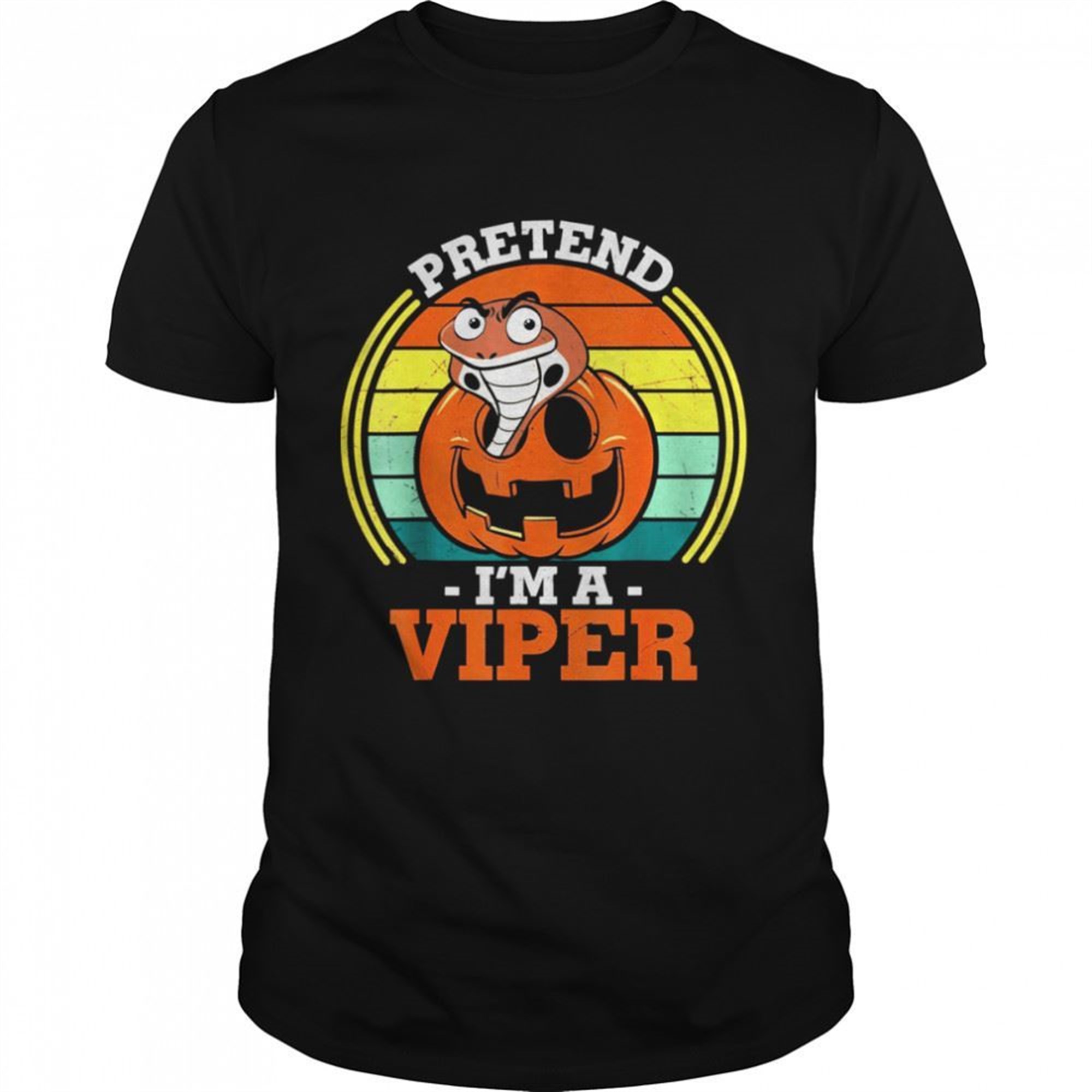 Halloween Party Vintage Happy Pumpkin Crew Shirt