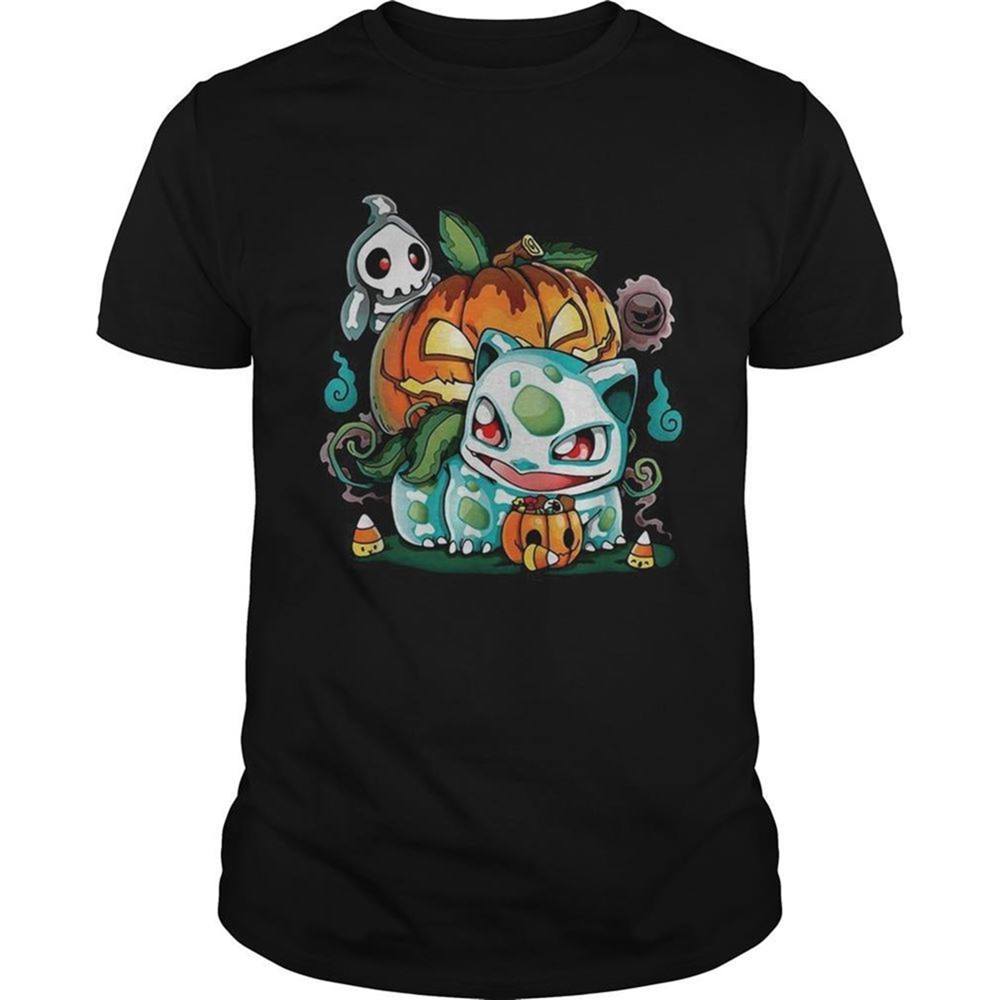 Halloween Pokemon Bulbasaur Pumpkin Shirt
