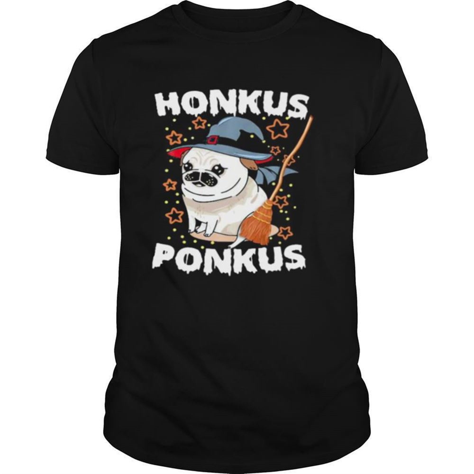 Halloween Pug Witch Honkus Ponkus Shirt