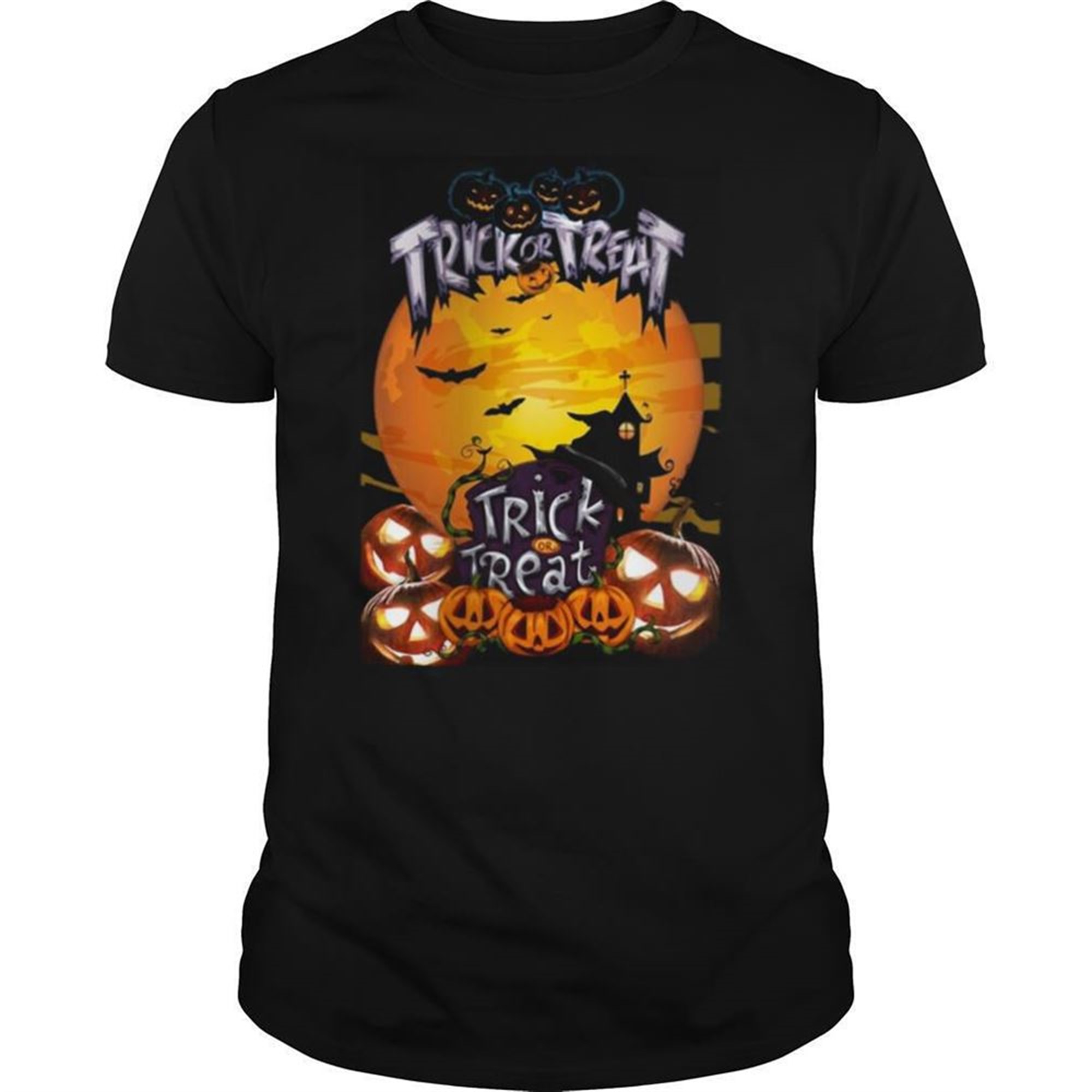 Halloween Pumpkin Trick Or Treat Shirt