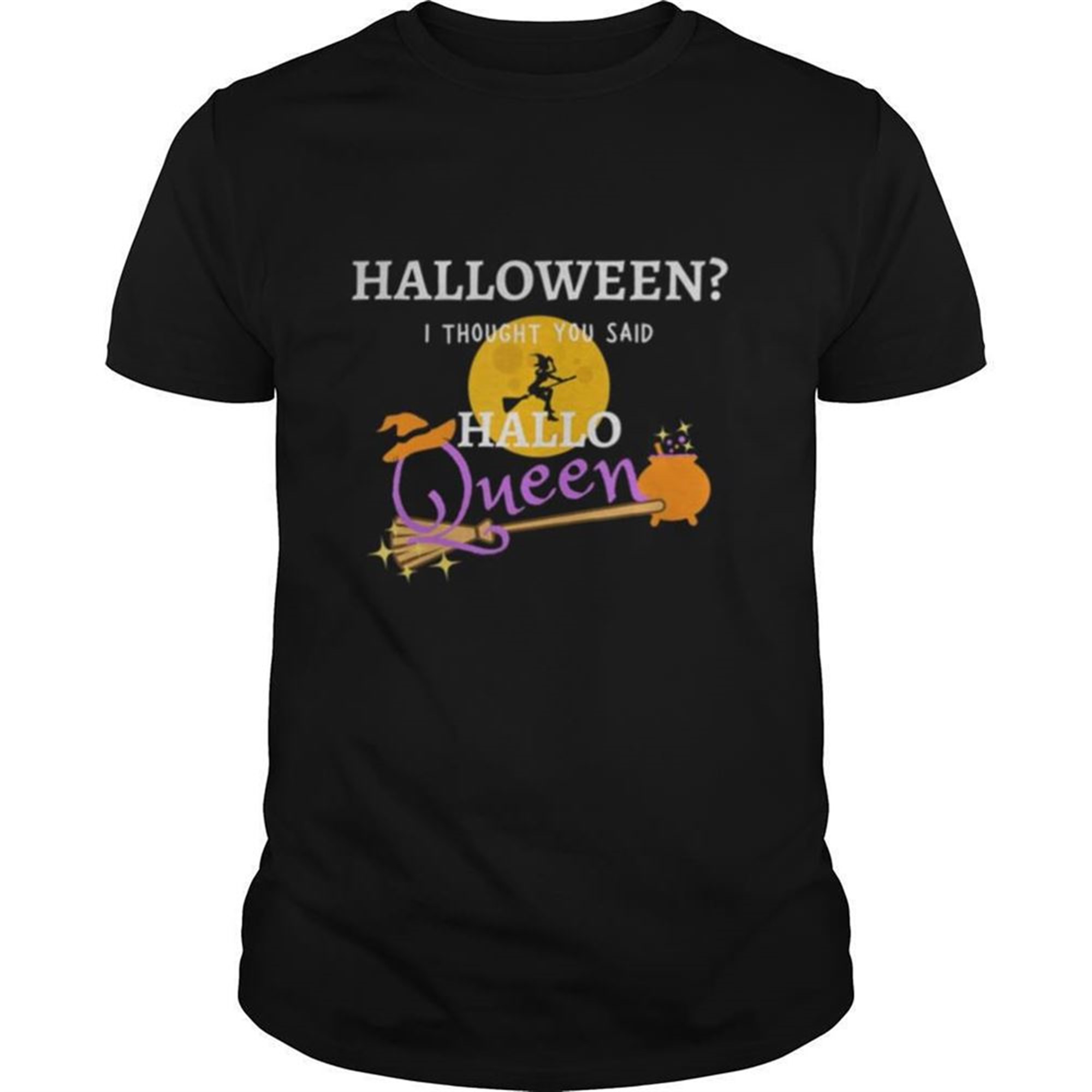 Halloween Queen Flying Witch Shirt