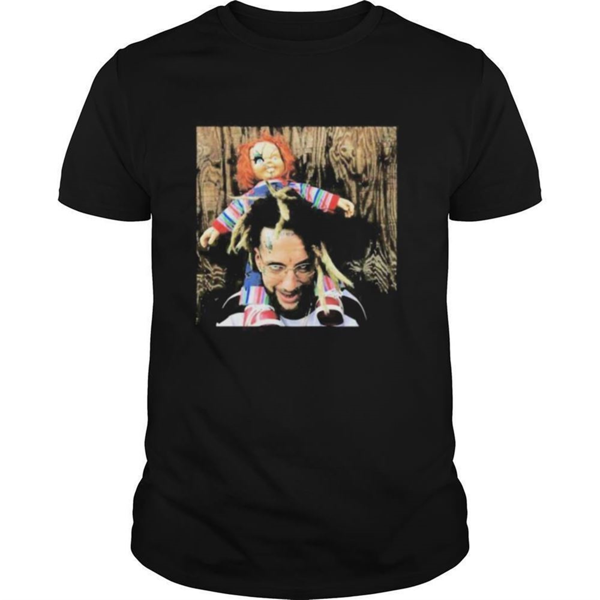 Halloween Scrim With Chucky Shirt