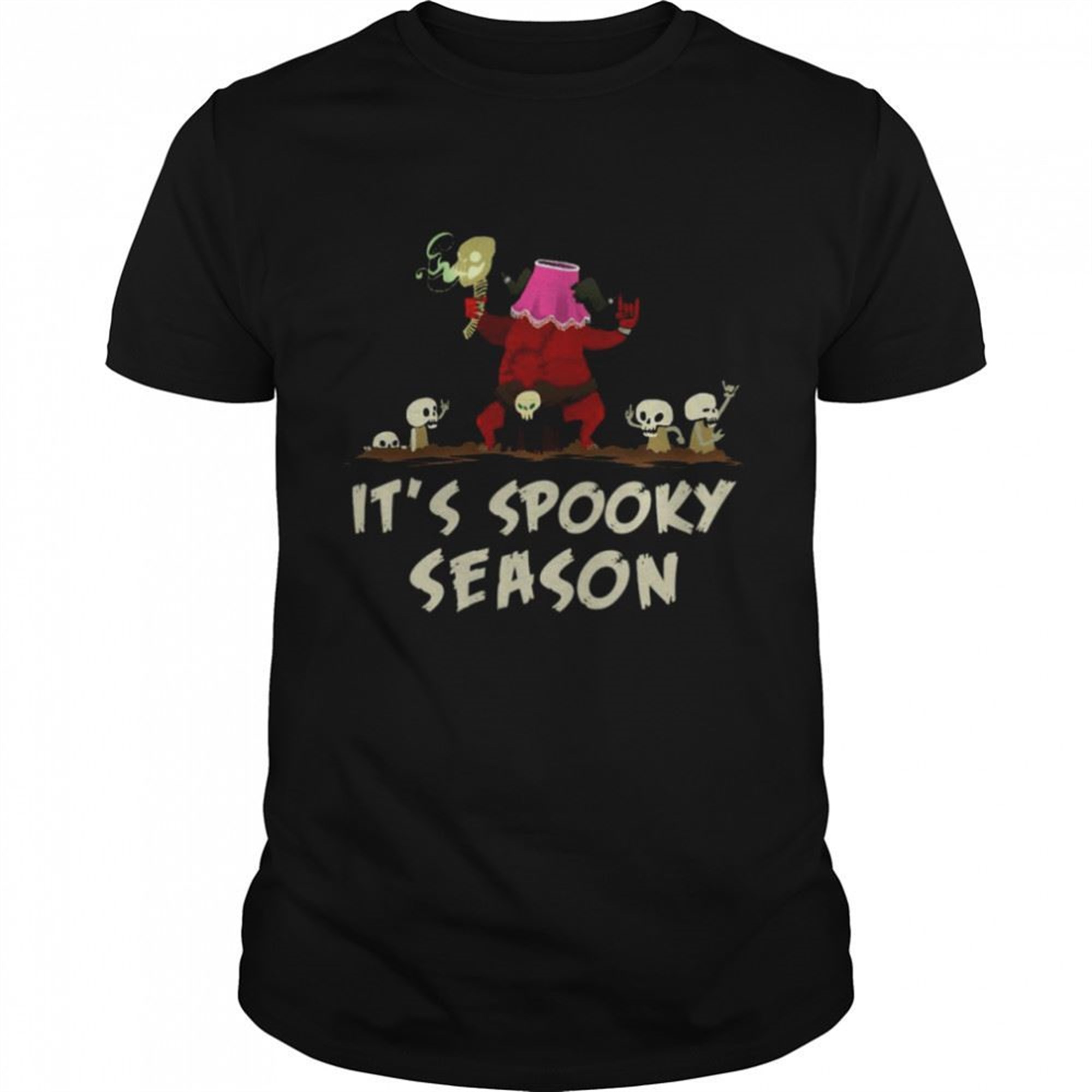 Halloween Skull Its Spooky Seasonskeleton T-shirt