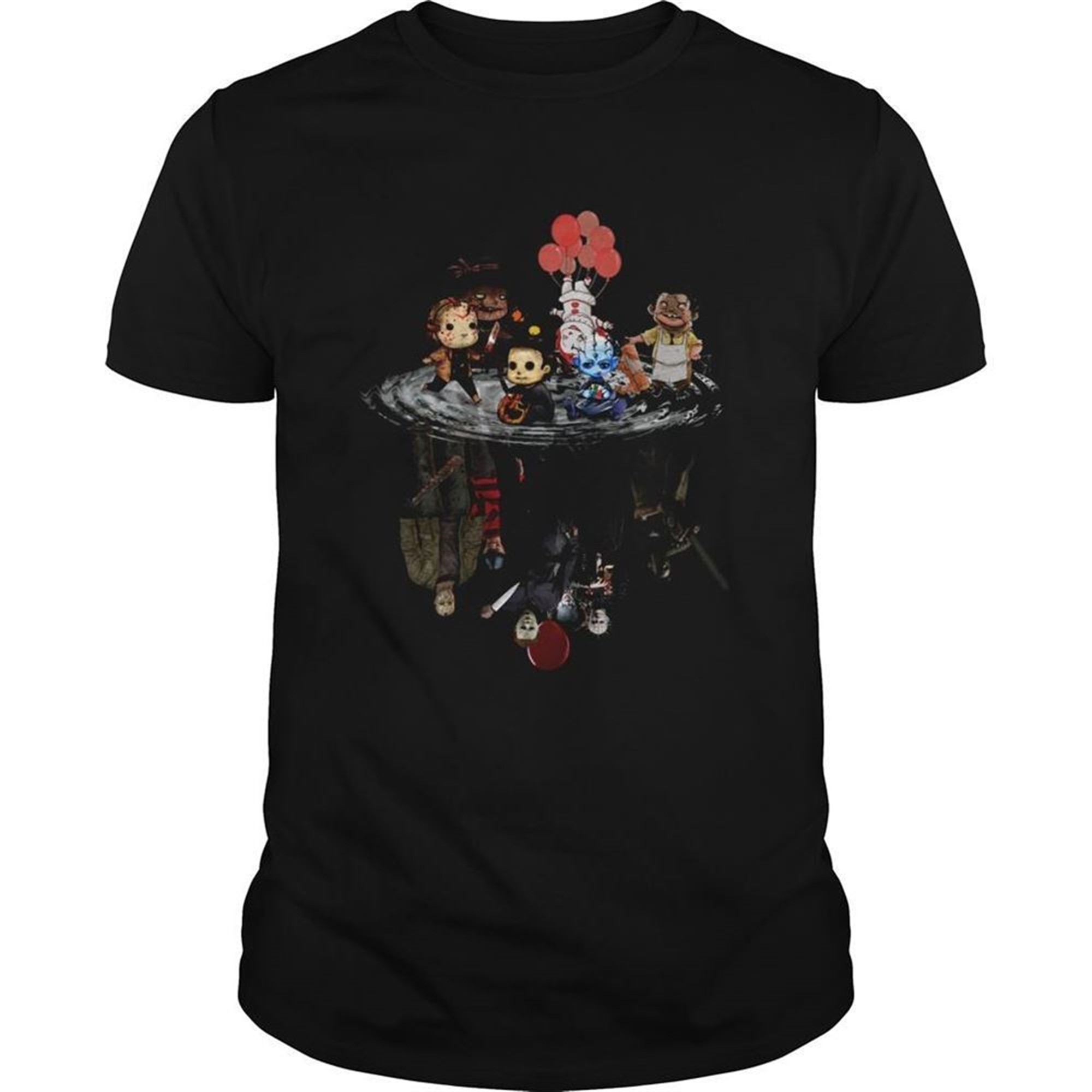 Halloween Slash Shadow Water Shirt