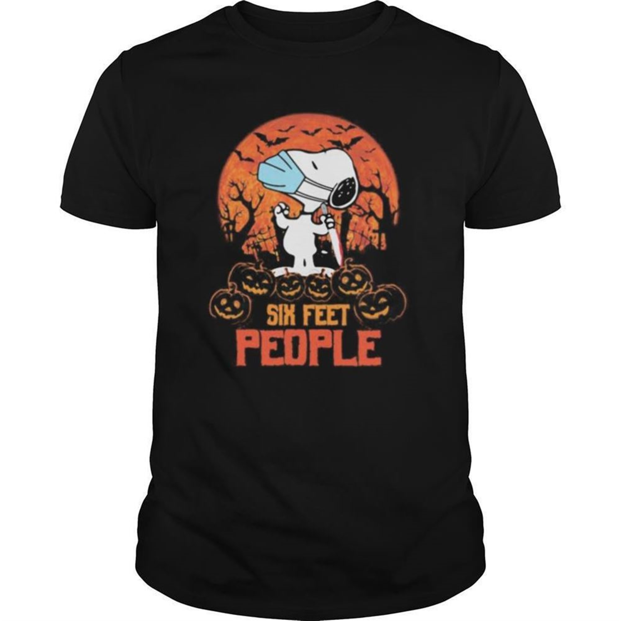 Halloween Snoopy Six Feet People Pumpkins Shirt