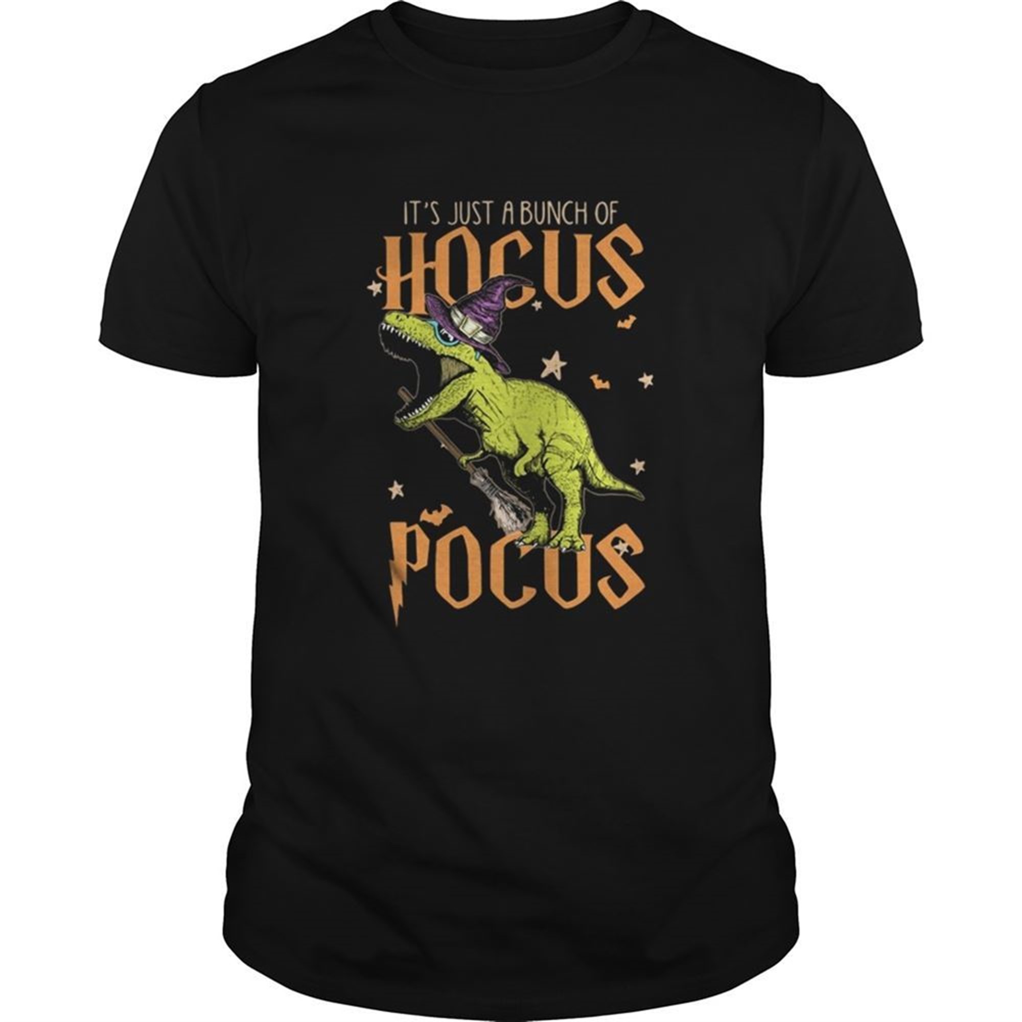 Halloween T-rex Its Just A Bunch Of Hocus Pocus Shirt