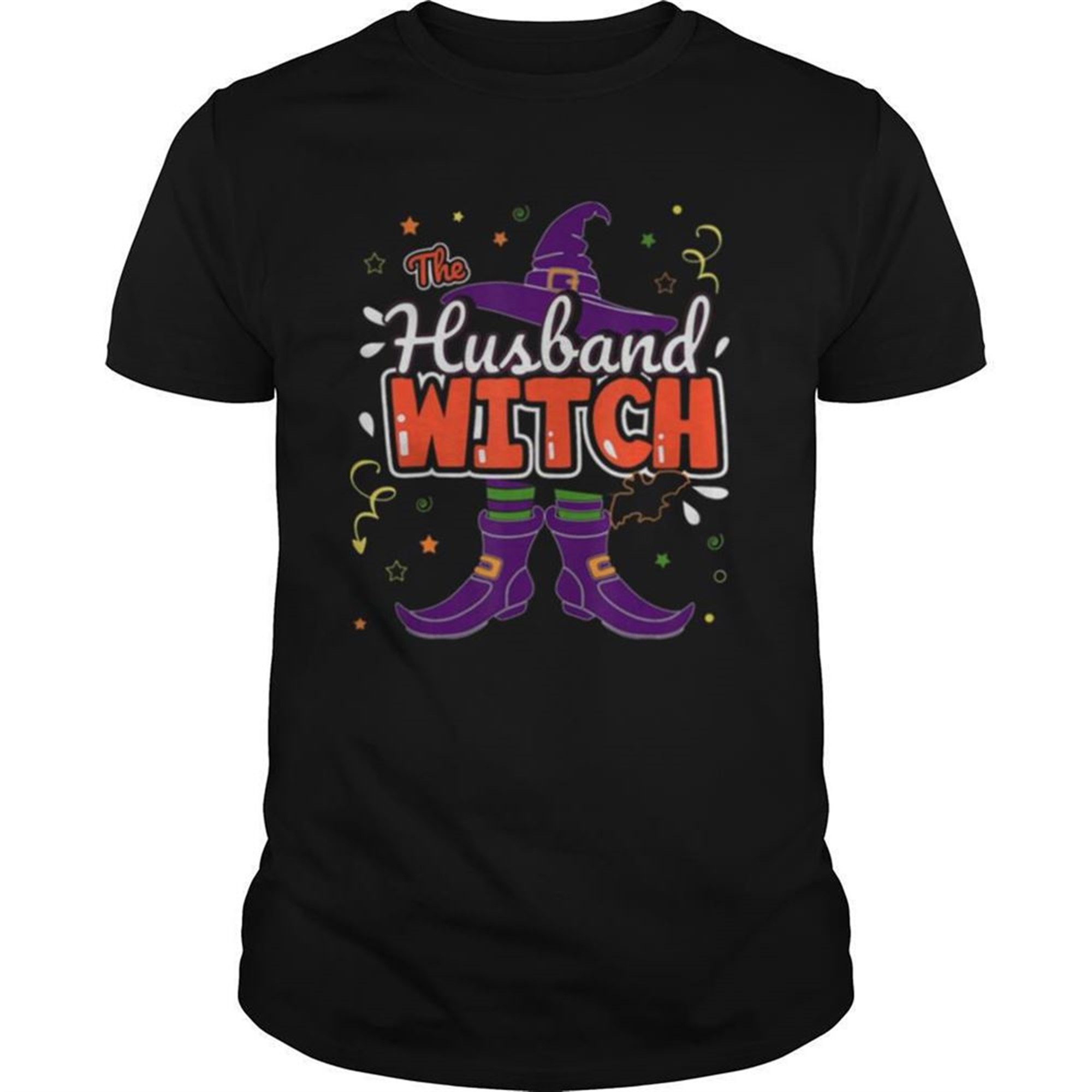 Halloween The Husband Witch Family Matching Funny Group Men Shirt