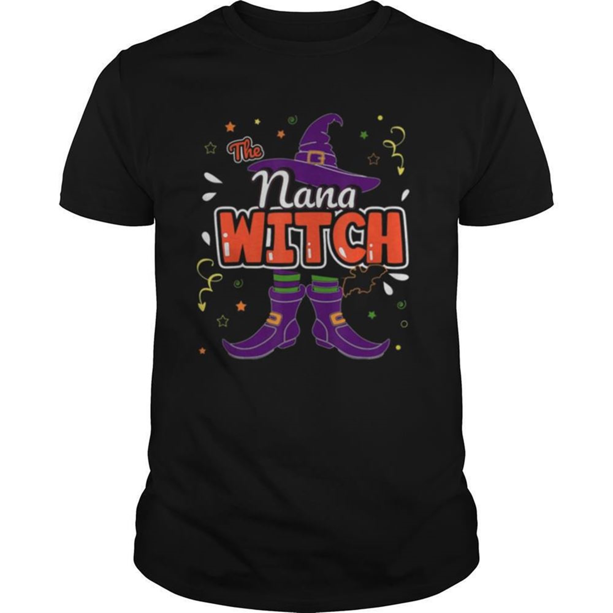 Halloween The Nana Witch Family Matching Funny Group Women Shirt