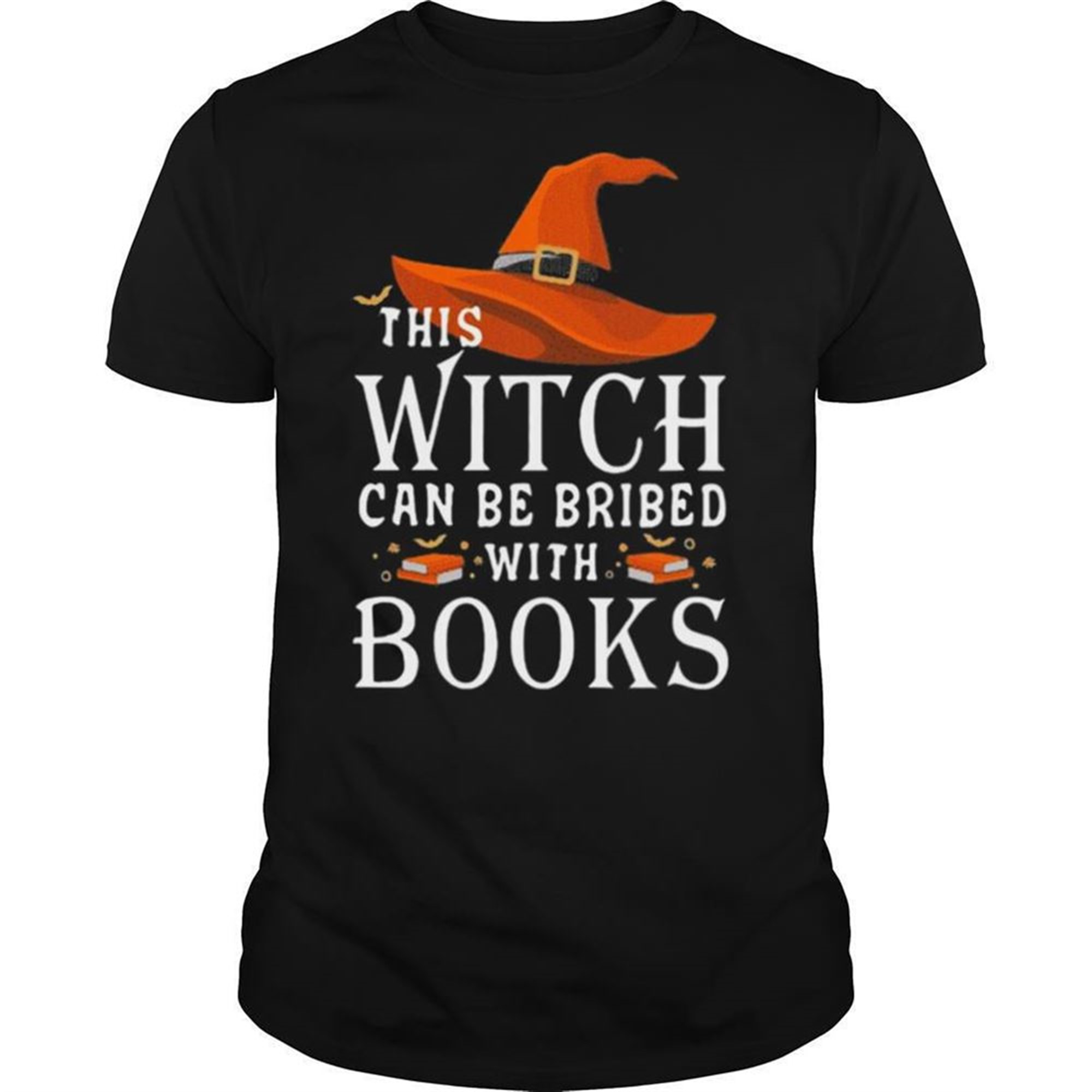 Halloween This Witch Can Be Bribed With Books Shirt