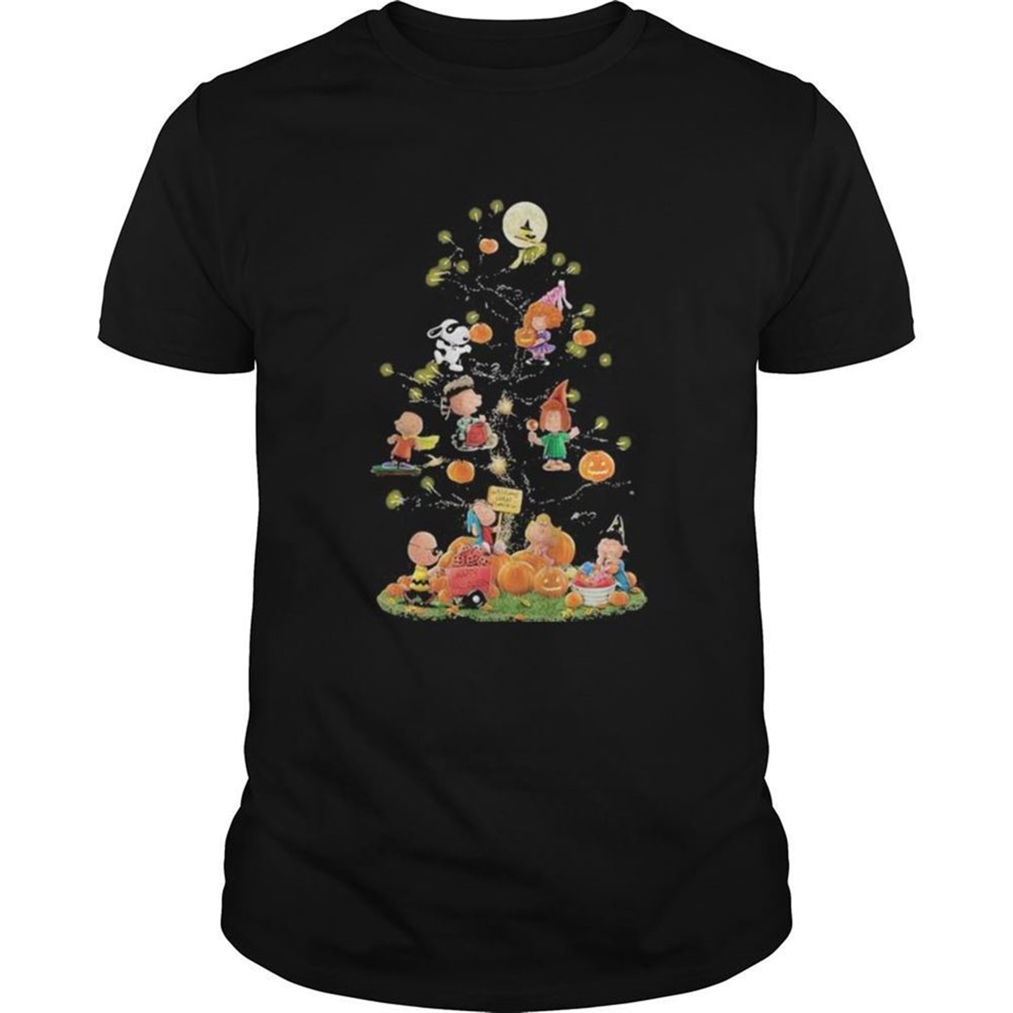 Halloween Tree The Peanuts Pumpkin Shirt