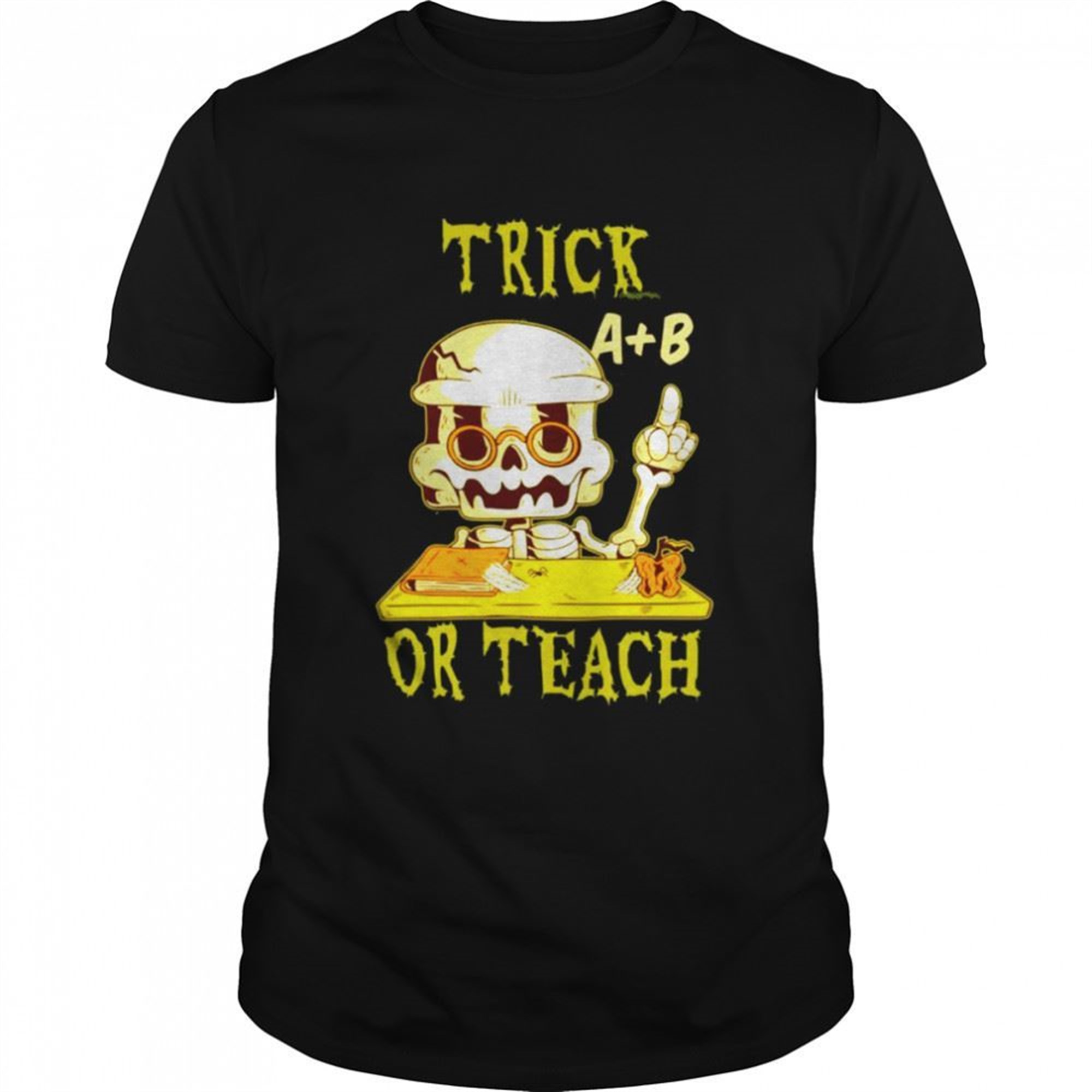 Halloween Trick A B Or Teach Shirt