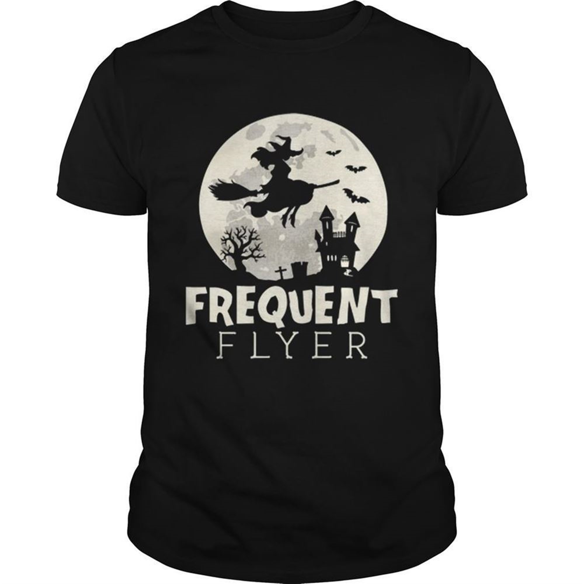 Halloween Witch Costume Frequent Flyer Shirt