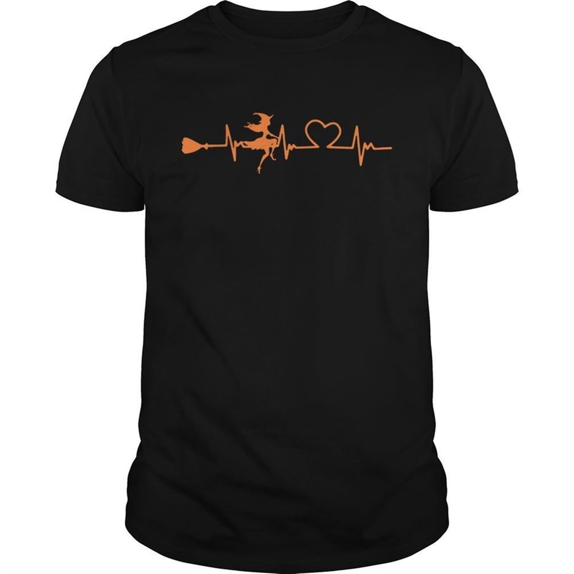 Halloween Witch Heartbeat Shirt