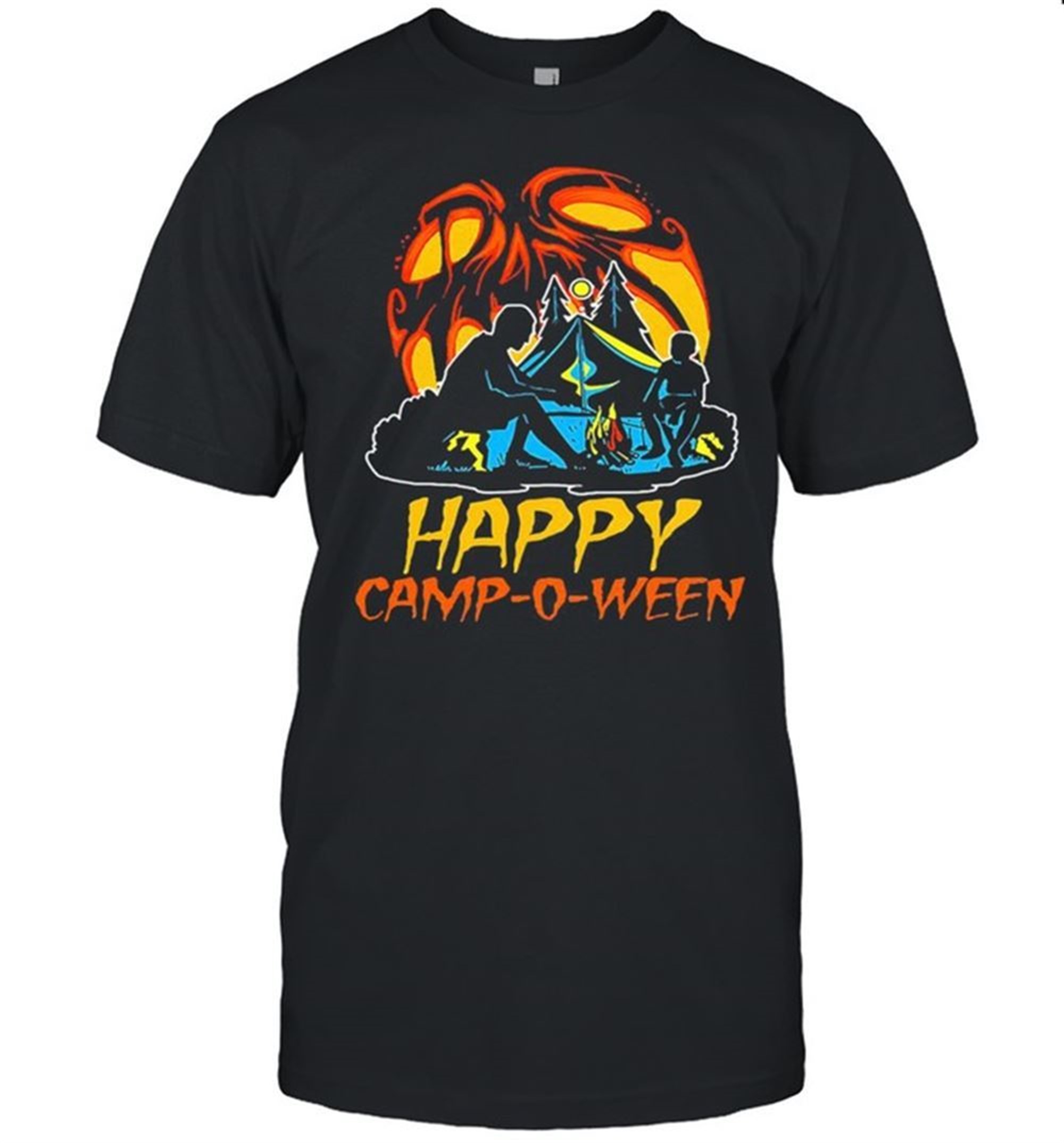 Happy Camp O Ween Camping Halloween Shirt
