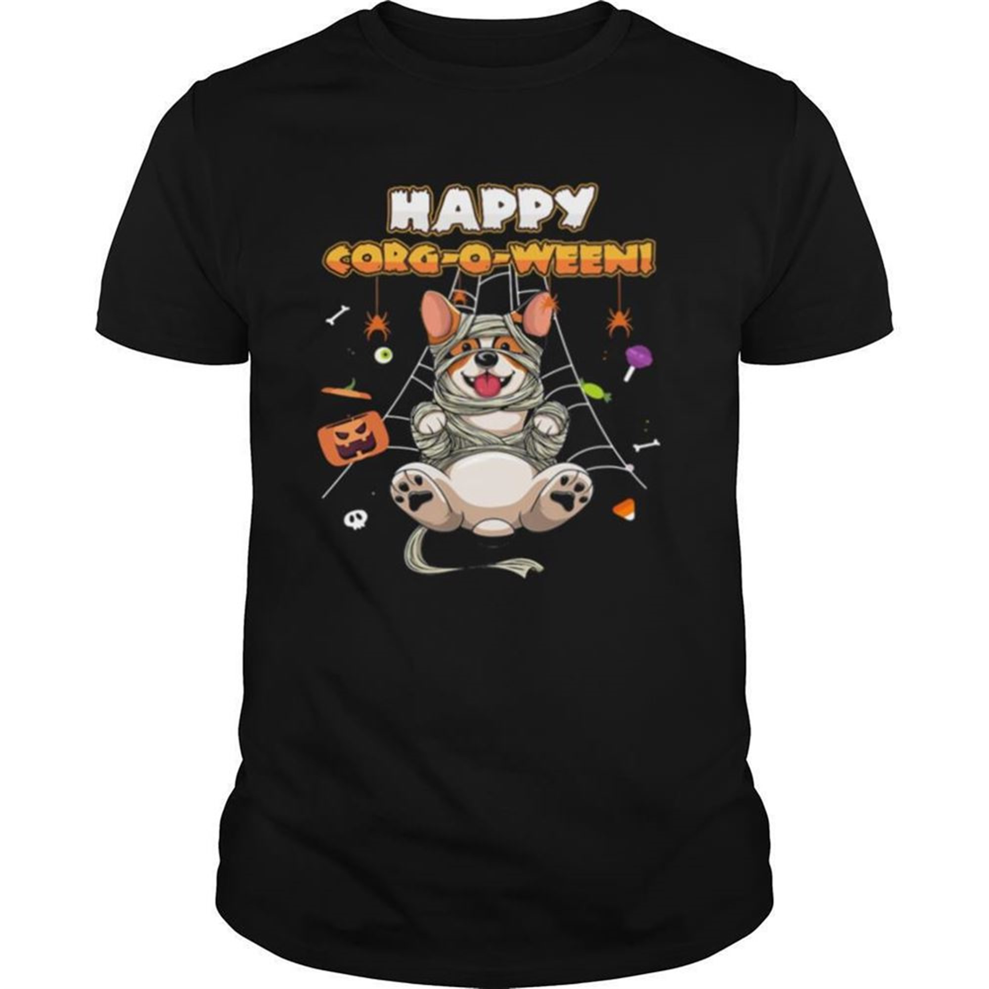 Happy Corgoween Happy Corgi Halloween Shirt