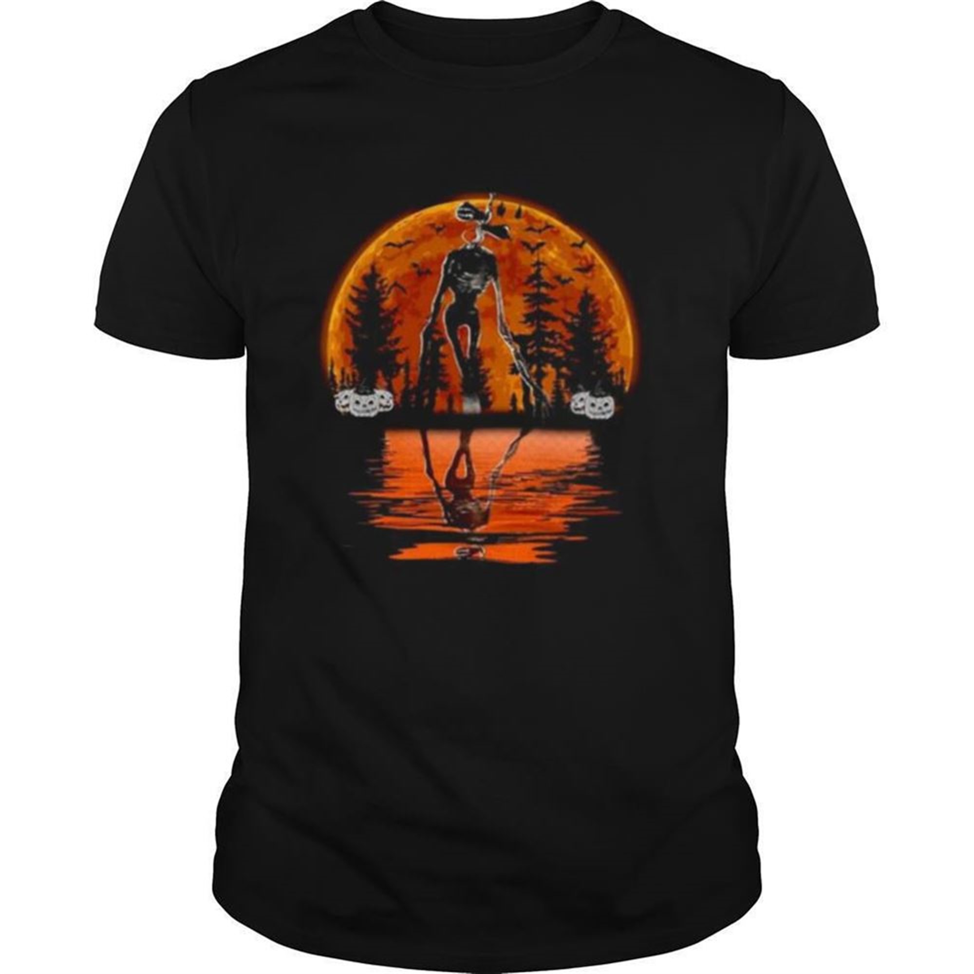 Happy Halloween Alien Pumpkins Moon Shirt