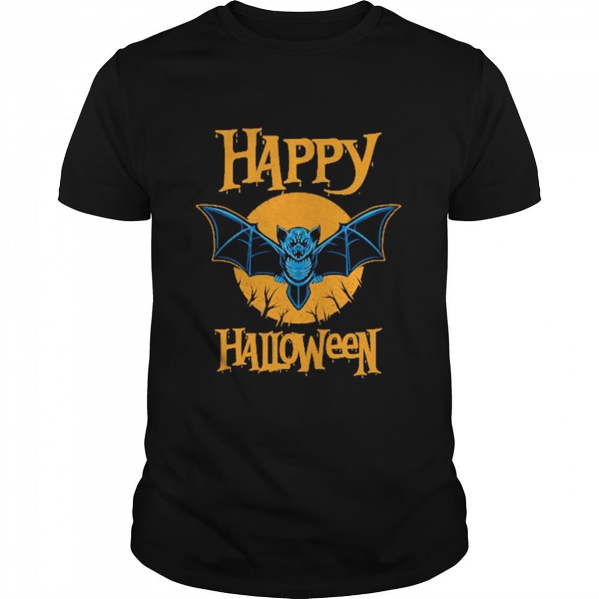 Happy Halloween Bat Moon Shirt