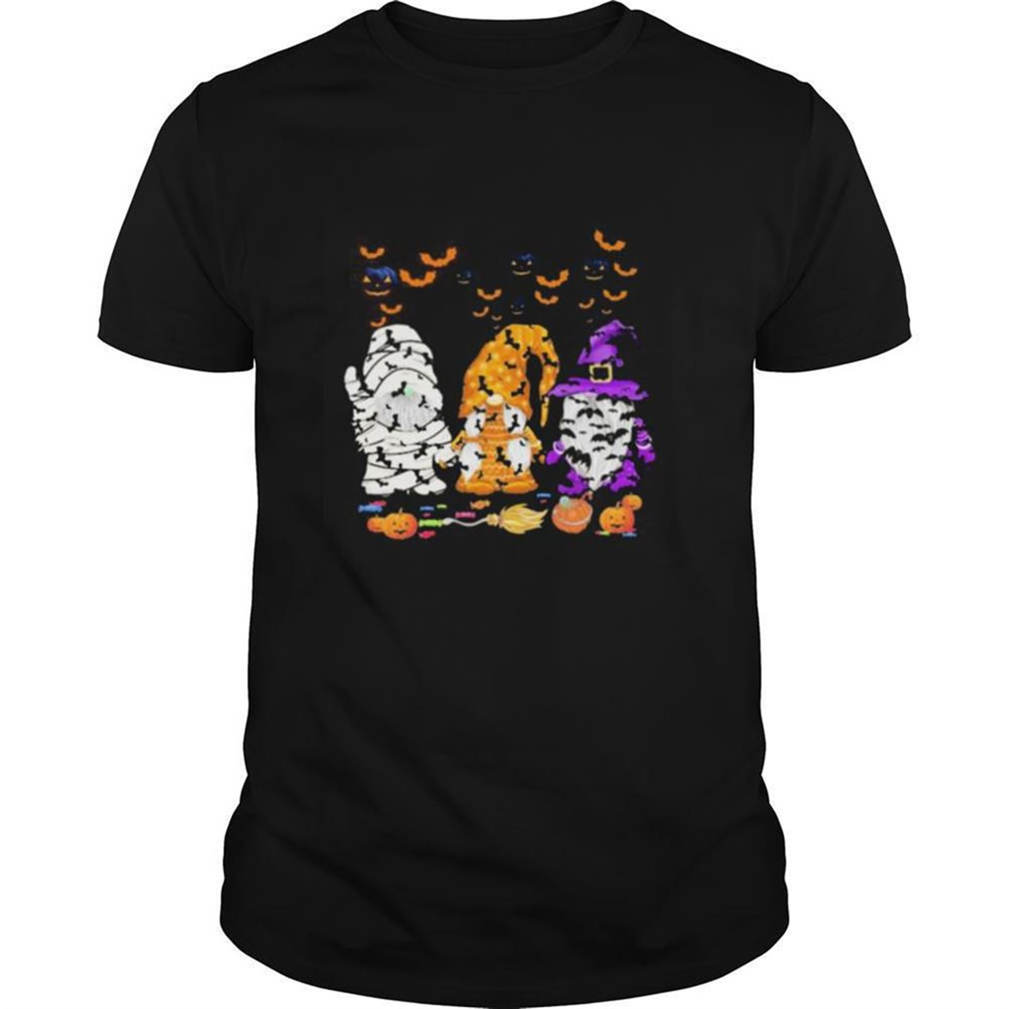 Happy Halloween Gnomes Witch Pumpkins Shirt
