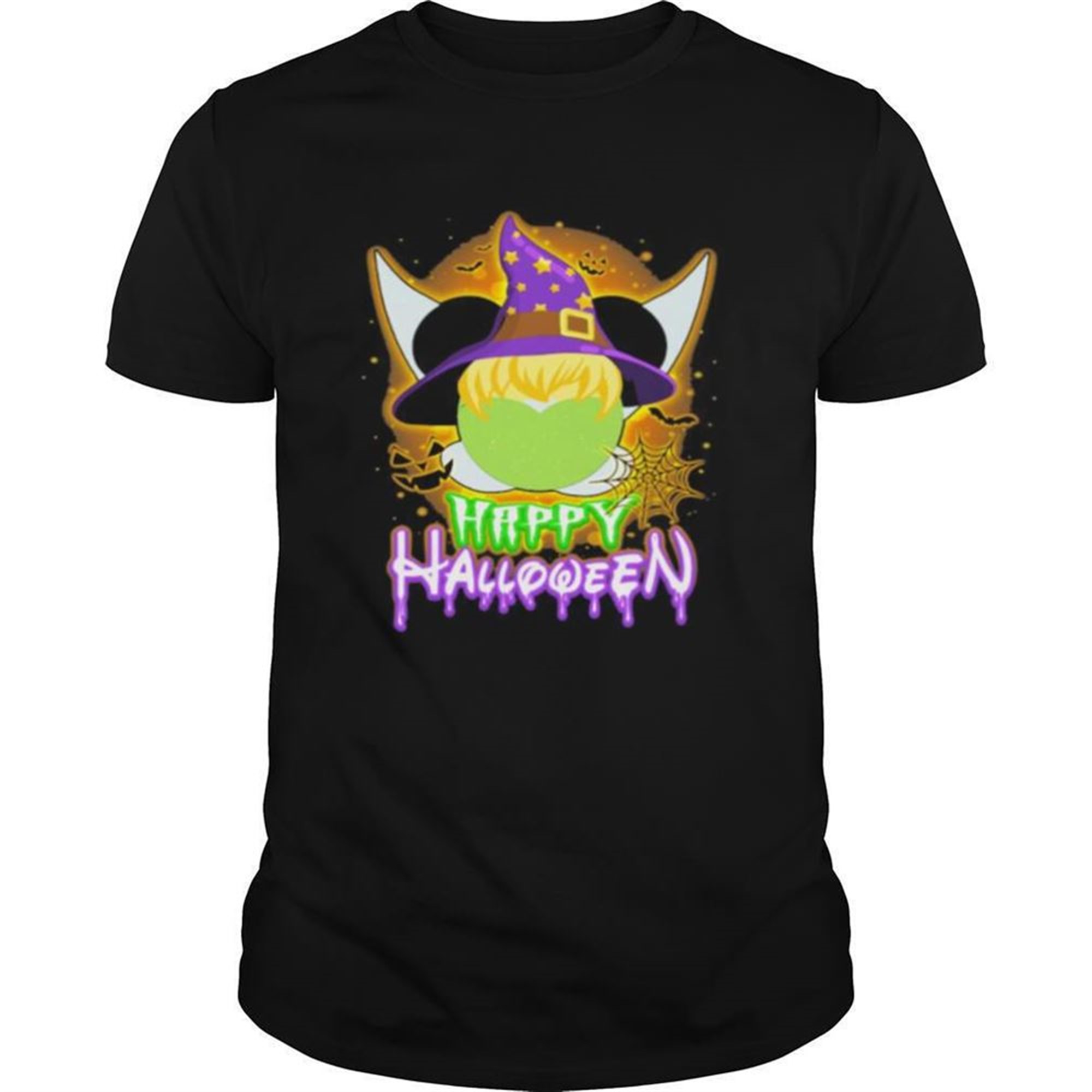 Happy Halloween Mickey Mouse Witch Star Moon Shirt