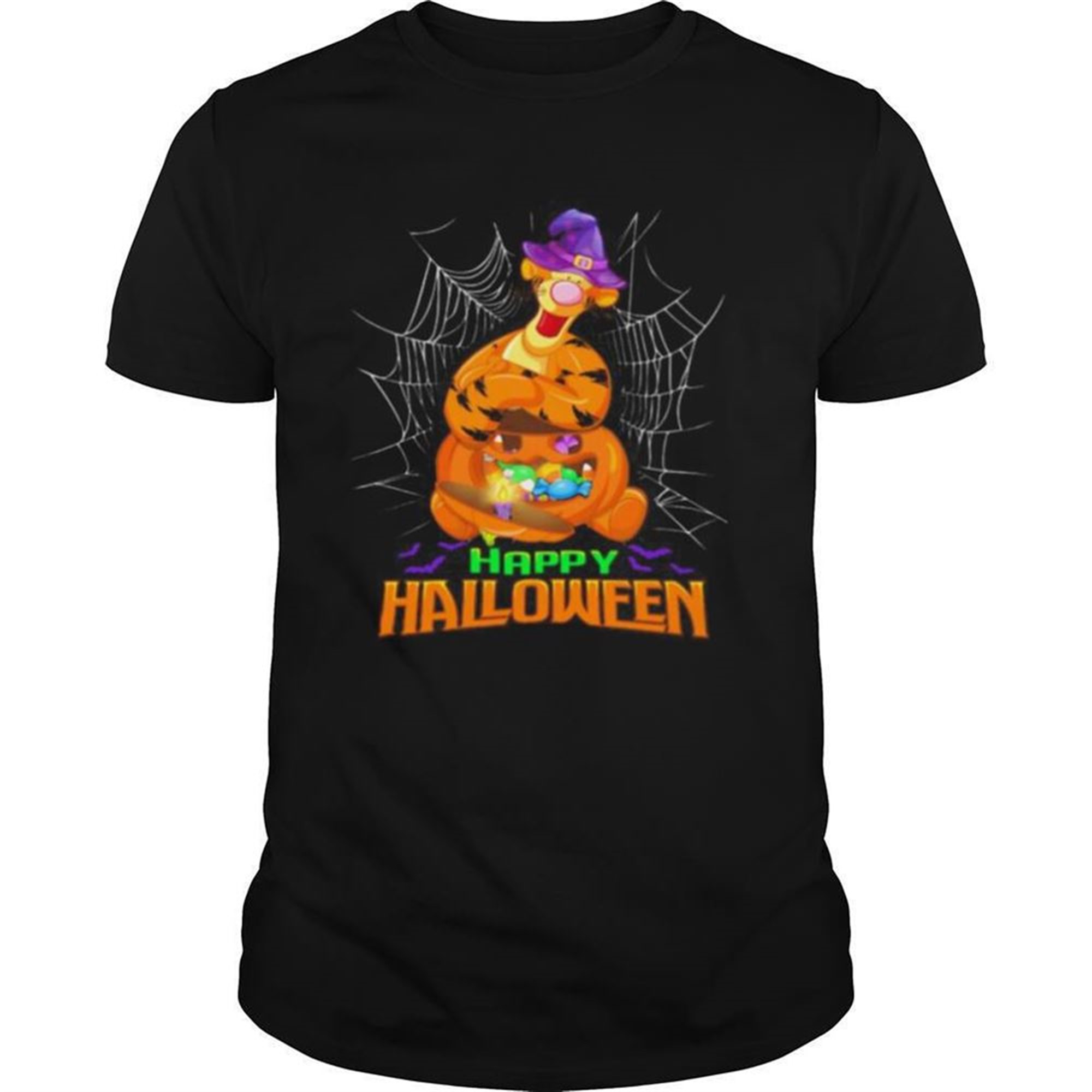Happy Halloween Tigger Witch Shirt