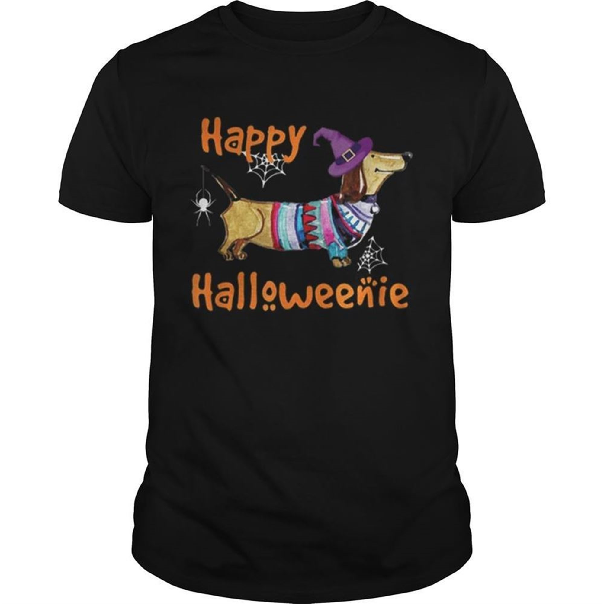 Happy Halloweenie Dachshund Halloween Shirt