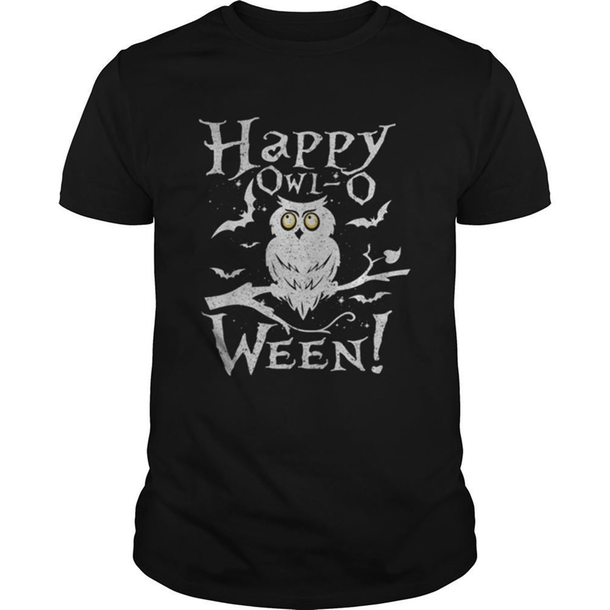 Happy Owlo Ween Funny Owl Halloween Costume Shirt