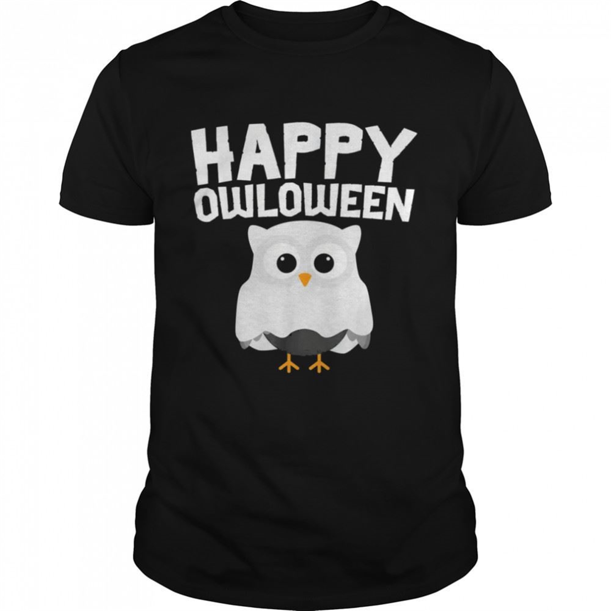 Happy Owloween Cute Ghost Owl Lovers Halloween Shirt