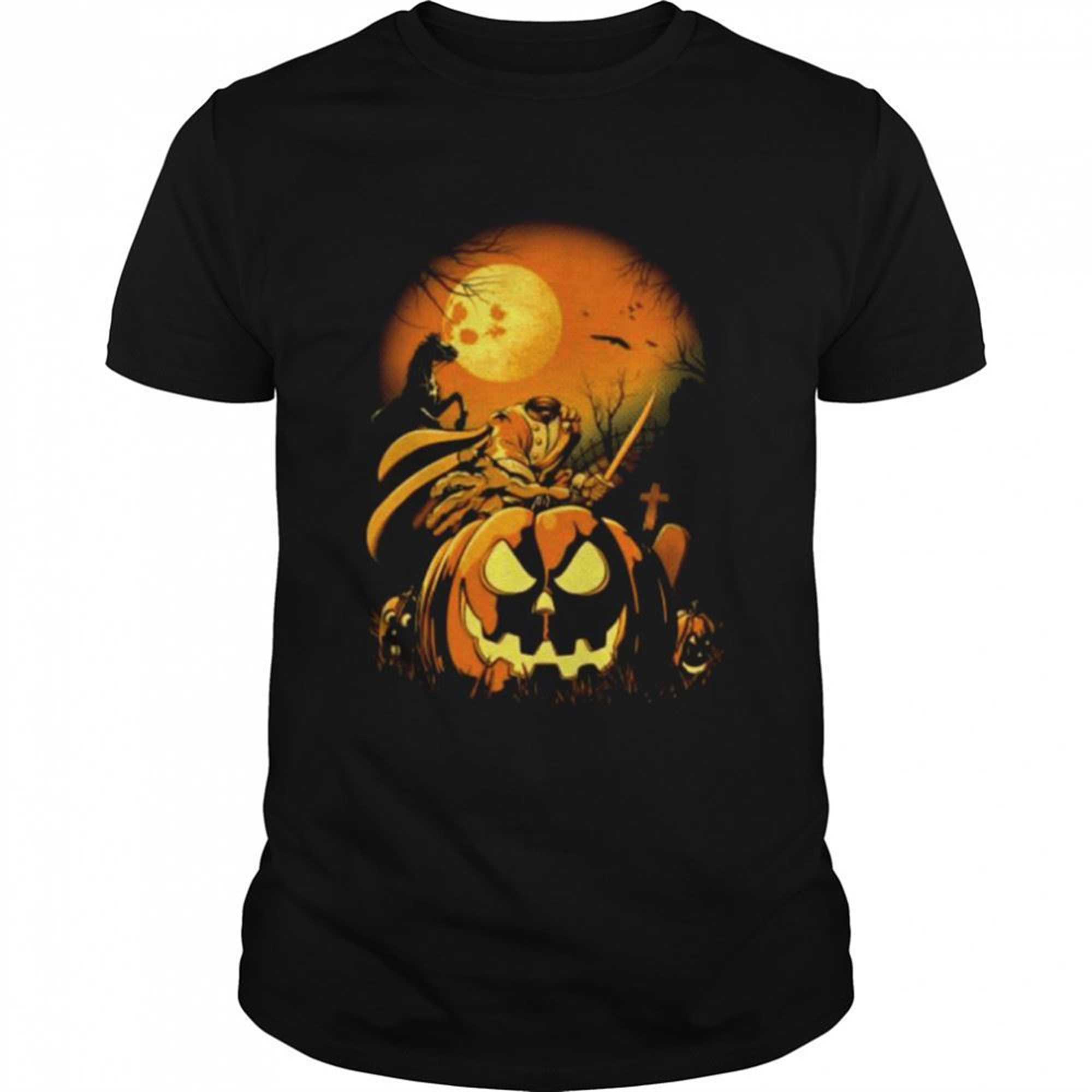 Haunted Horseman Spooky Halloween Shirt