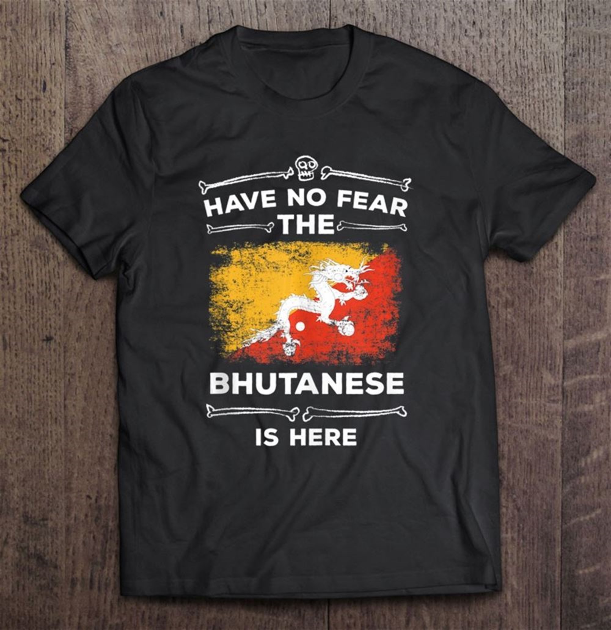 Have No Fear The Bhutanese Is Here Halloween Bhutan Flag Tank Top