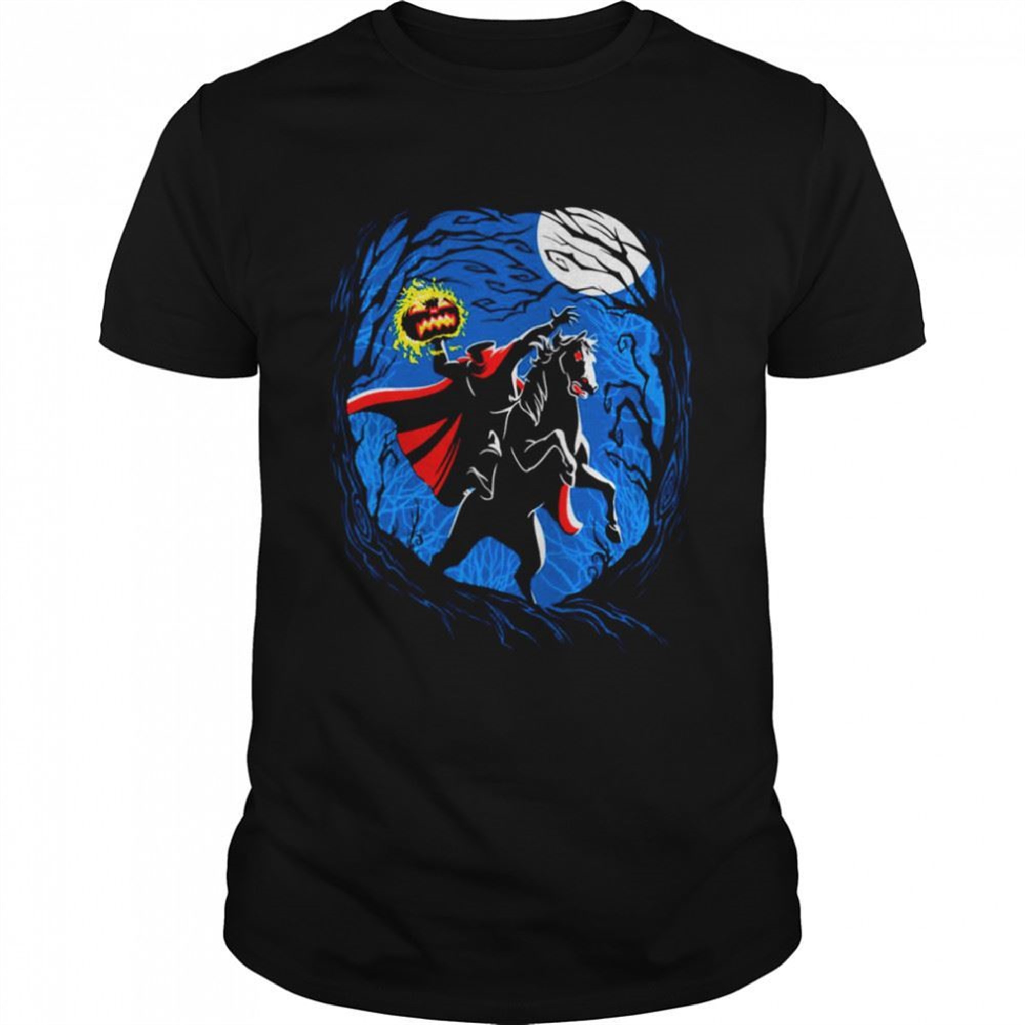Headless Horseman With A Pumkin Halloween Shirt